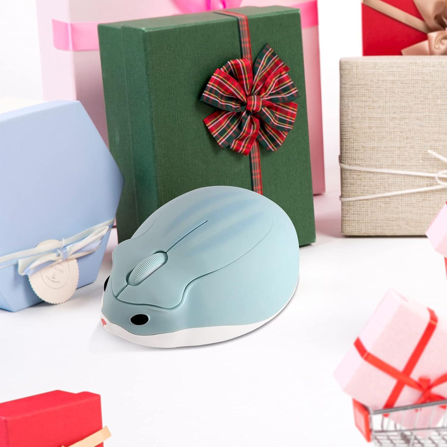 Ratón Inalámbrico Kawaii XINYUEKEJI 1200DPI USB Azul