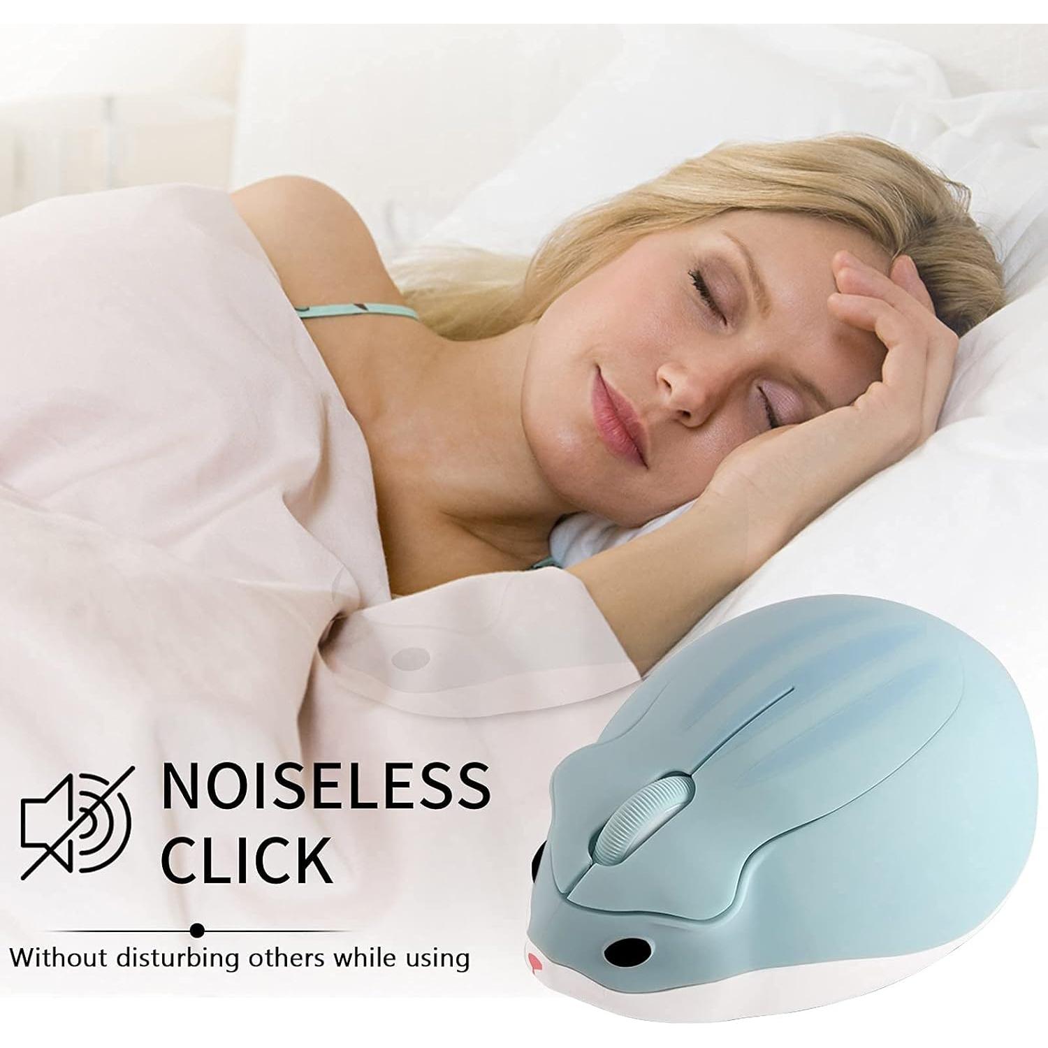 Ratón Inalámbrico Kawaii XINYUEKEJI 1200DPI USB Azul