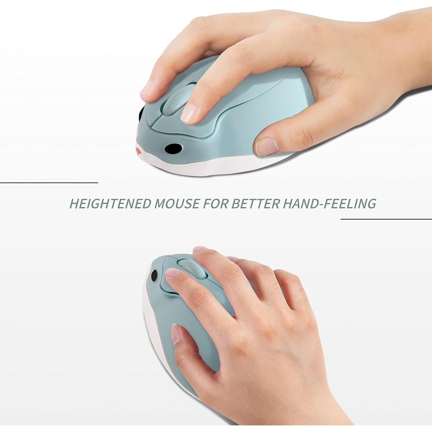 Ratón Inalámbrico Kawaii XINYUEKEJI 1200DPI USB Azul