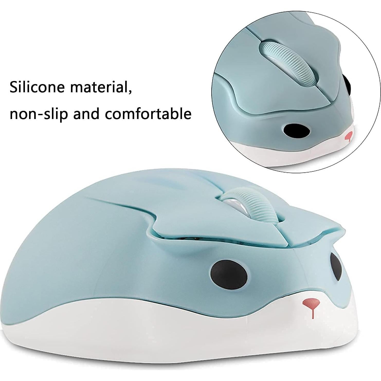 Ratón Inalámbrico Kawaii XINYUEKEJI 1200DPI USB Azul