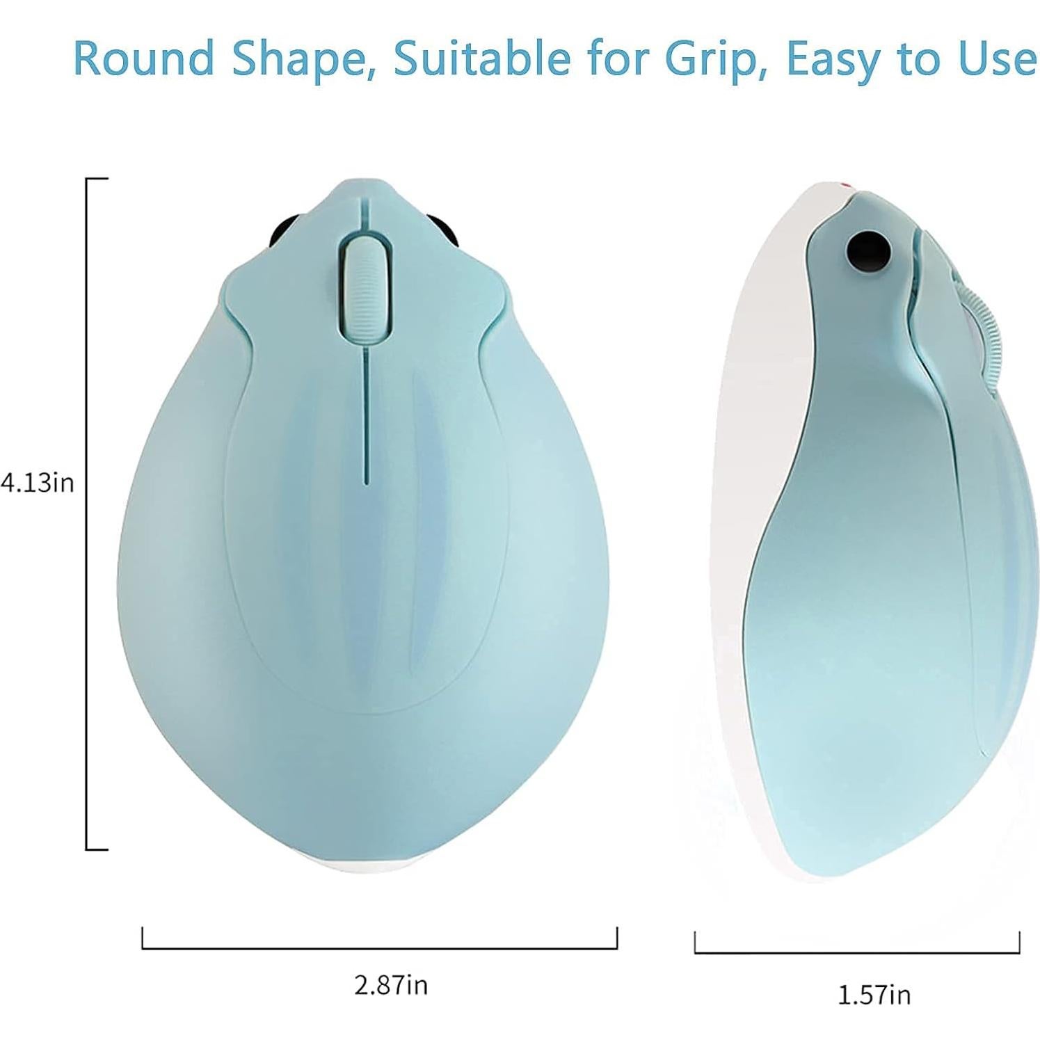 Ratón Inalámbrico Kawaii XINYUEKEJI 1200DPI USB Azul