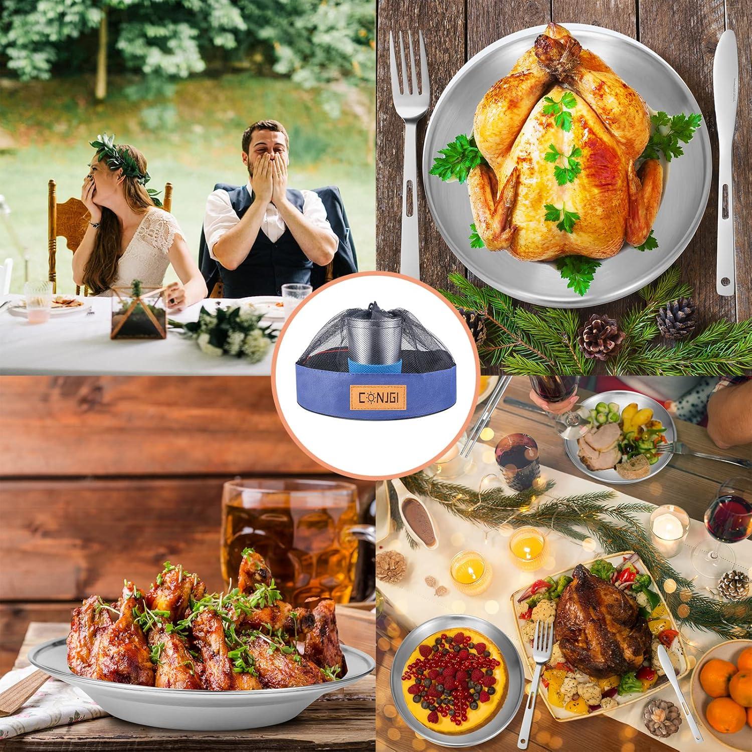 Kit de Comida para Camping CONJGI - Vajilla para 1 Persona