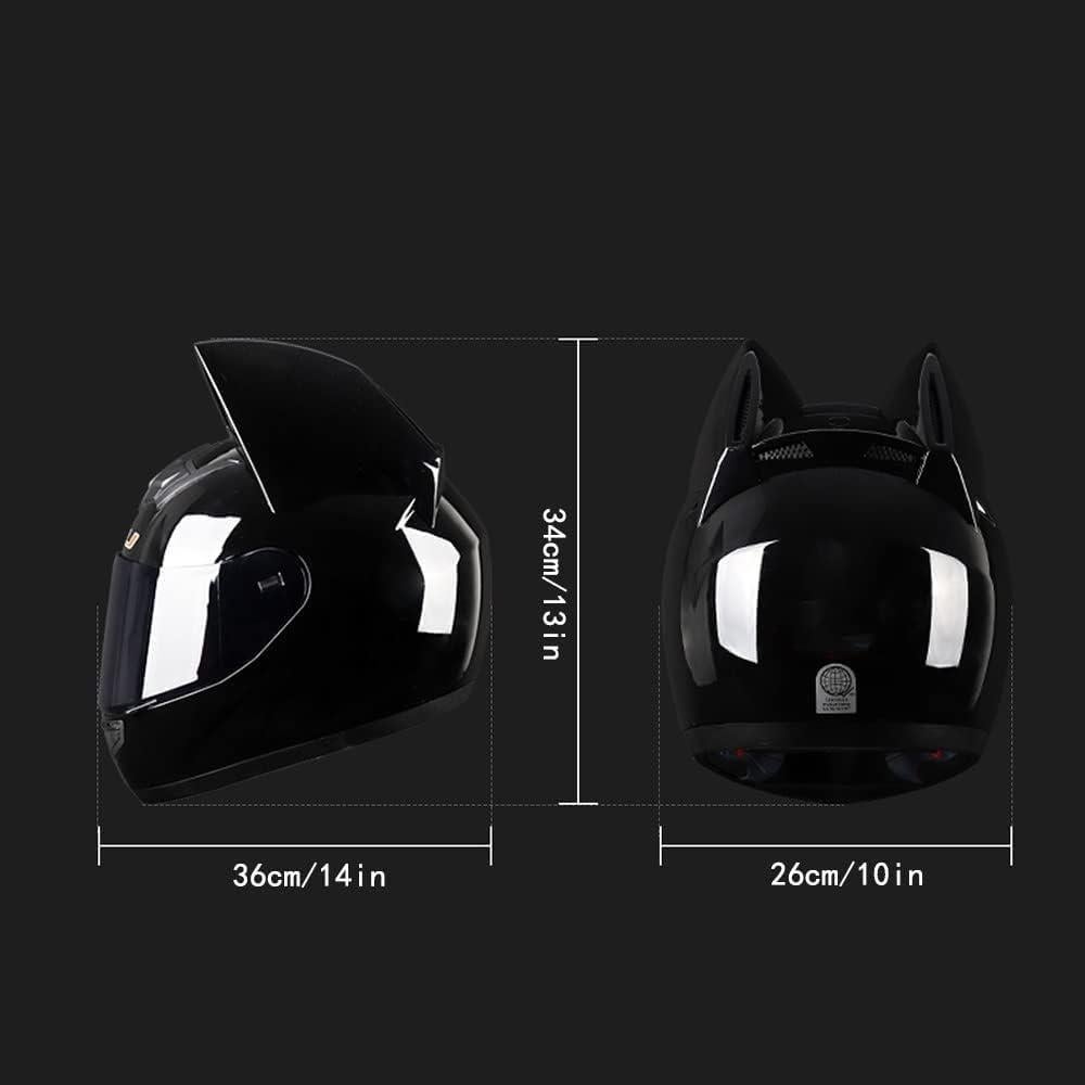Casco de Motocicleta Kuaifly Orejas de Gato M 57-58 cm