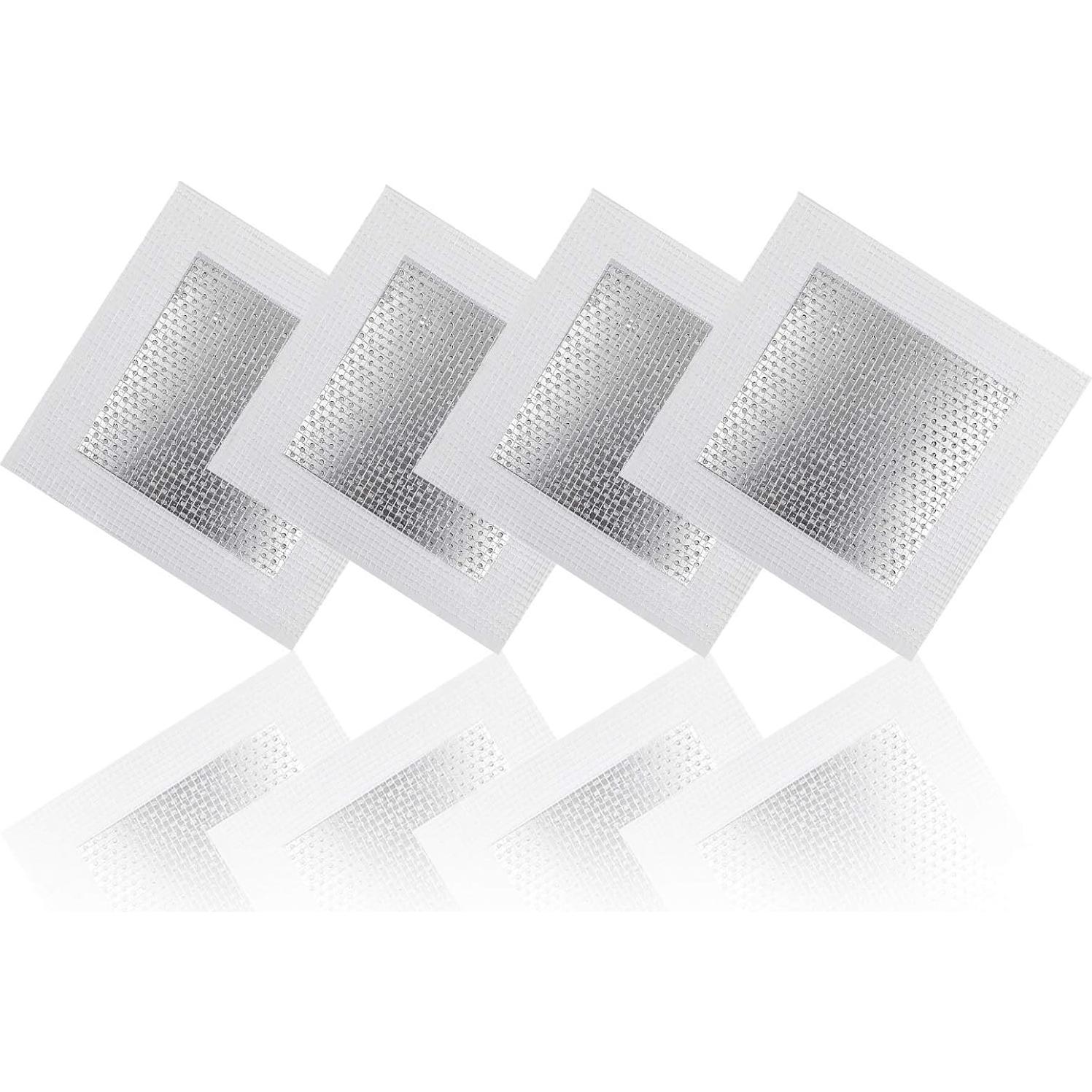 8 Piezas Parche de Reparación de Paneles de Yeso Seimneire 10x10cm