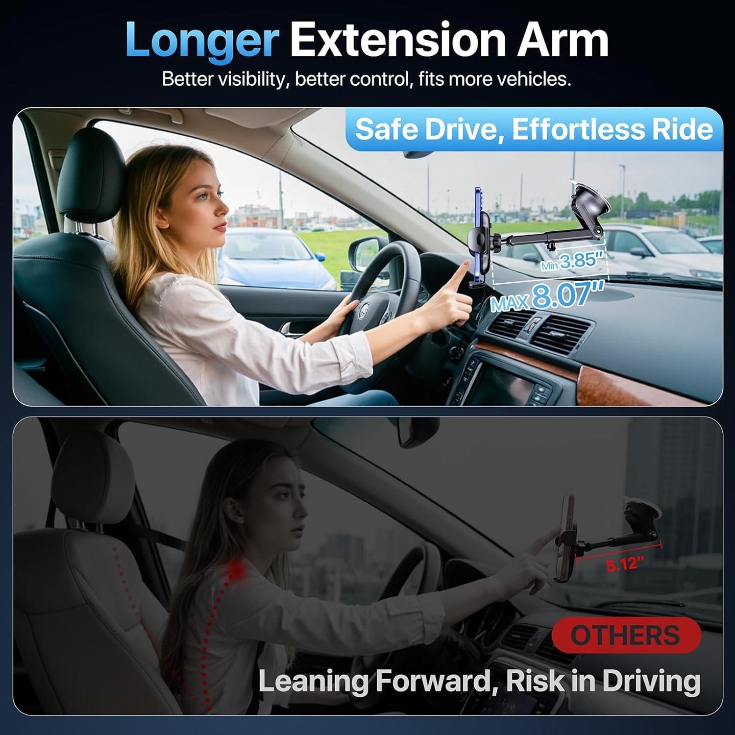 Soporte para Teléfonos en Coche Miracase 3 en 1 Ajustable