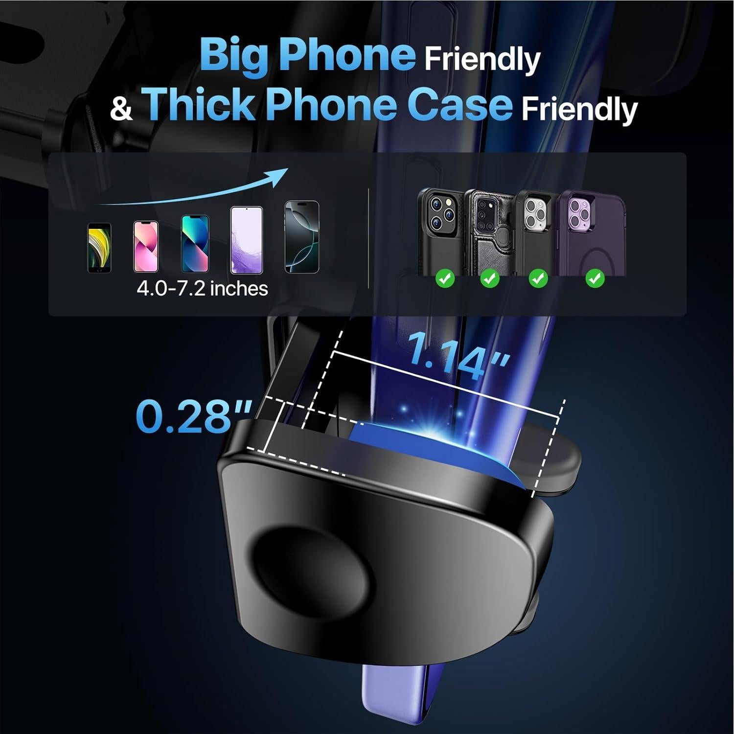 Soporte para Teléfonos en Coche Miracase 3 en 1 Ajustable