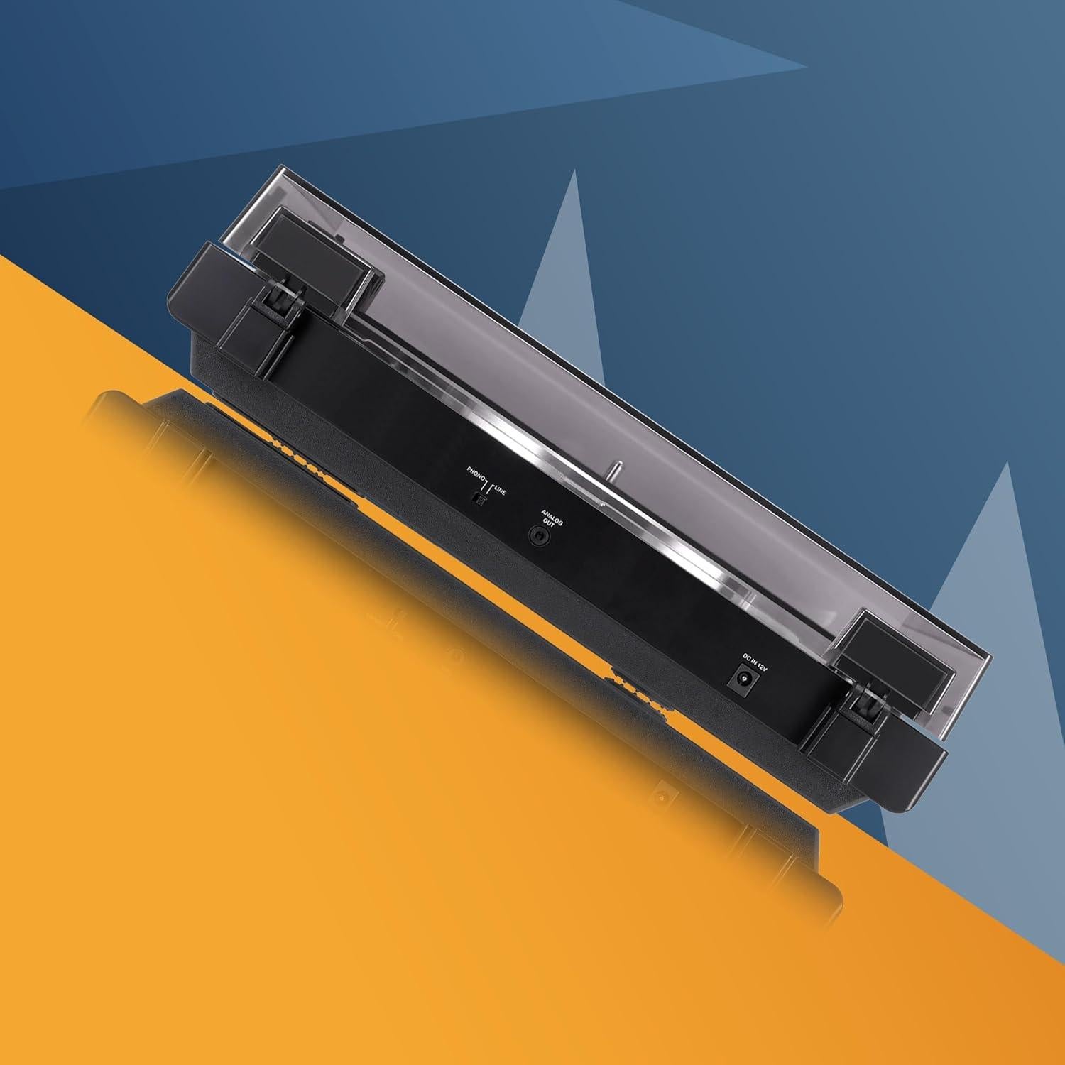 Tocadiscos Automático Audio-Technica AT-LP60X-BK con Monitores