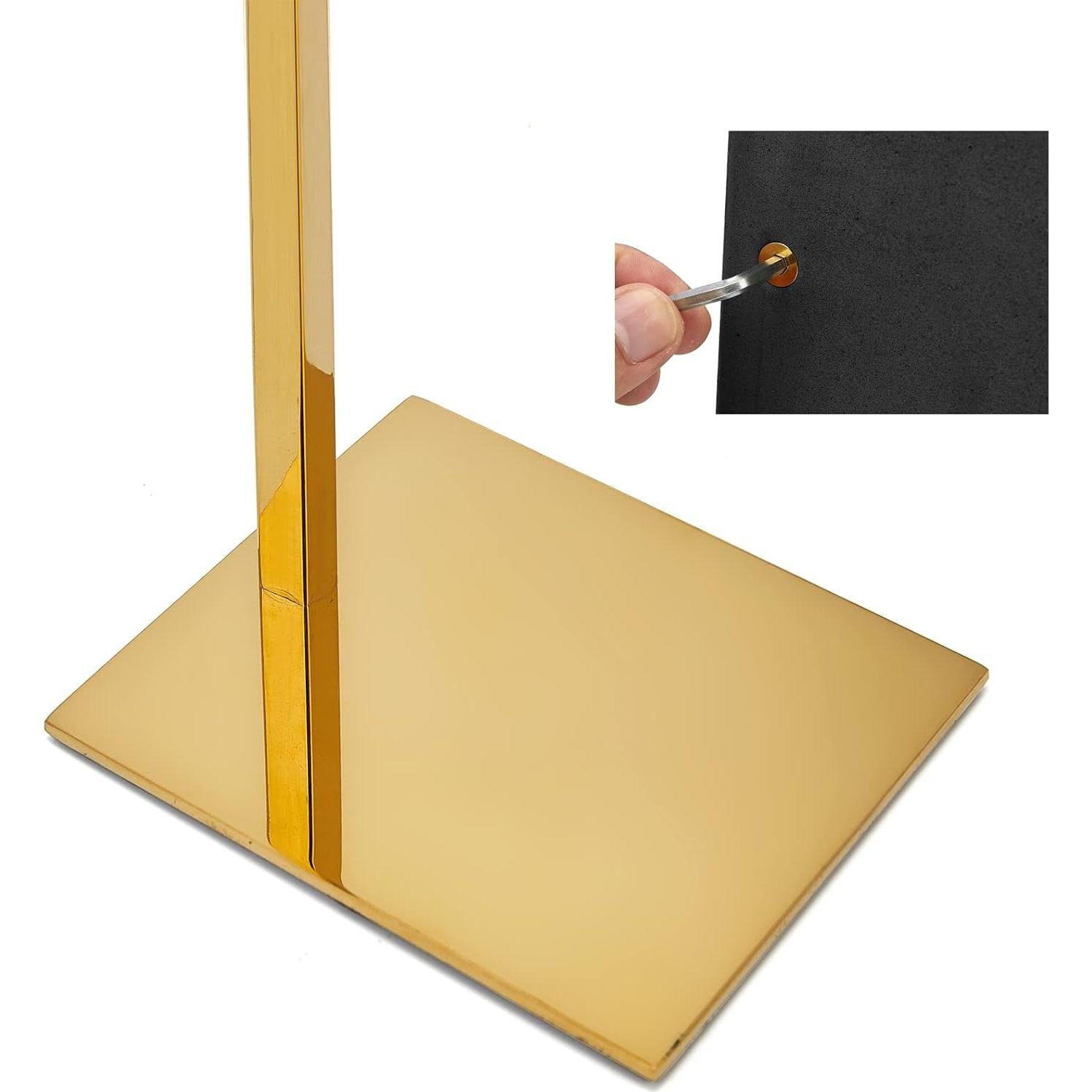 Soporte de exhibición ajustable K KAIDIYIN dorado 63 cm