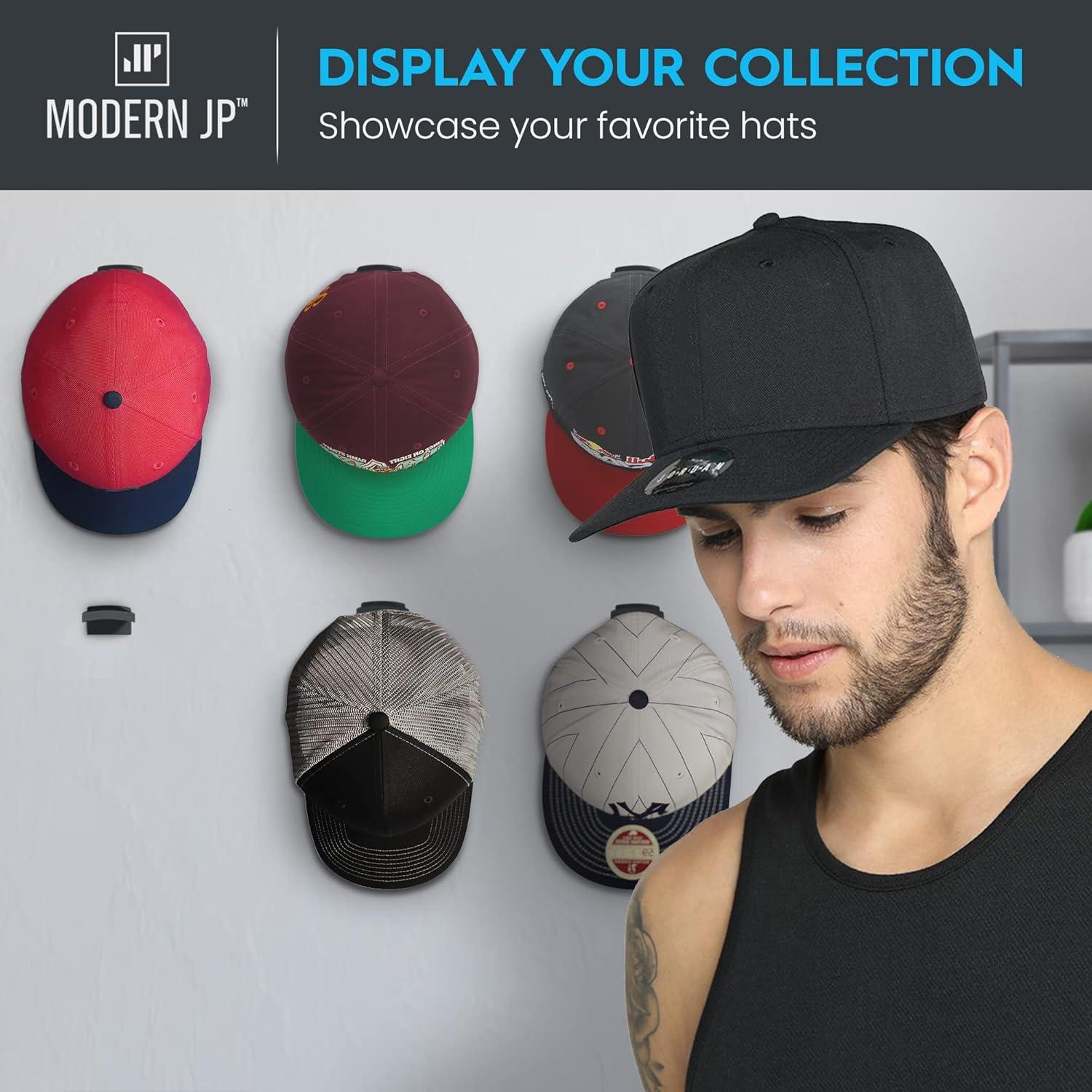 Ganchos Adhesivos Modern JP para Sombreros - Paquete de 8