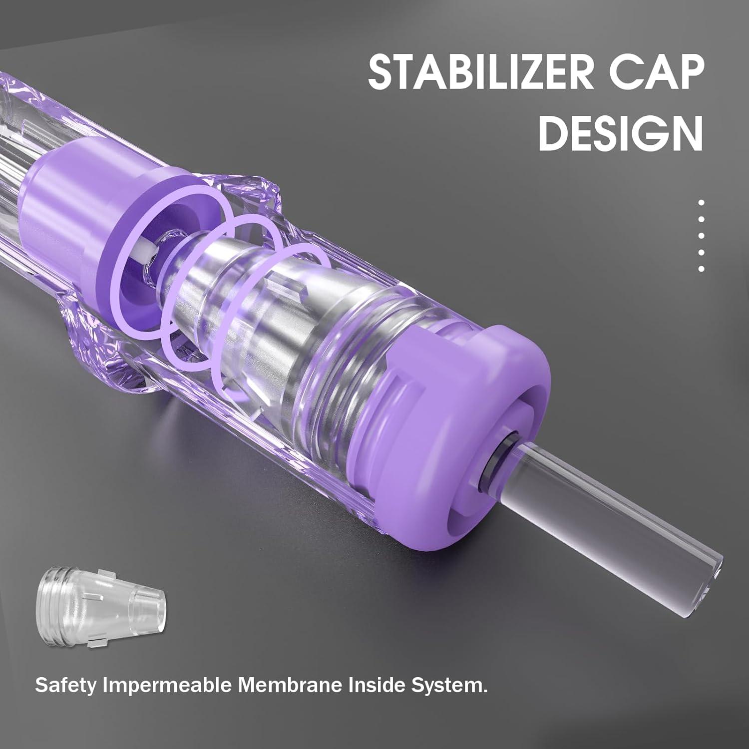 Agujas de Tatuaje INKin REVO 1RL 0.30mm 10Pcs para Maquillaje Permanente