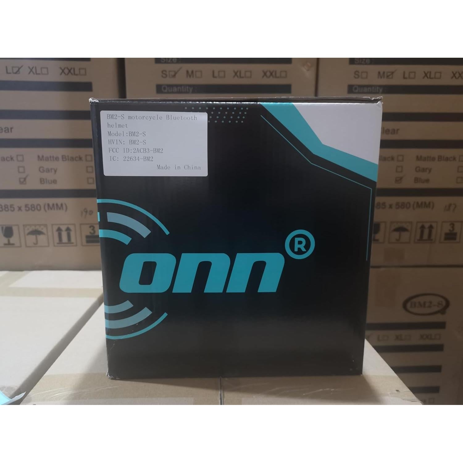 Casco Bluetooth FreedConn BM2-S Modular Mediano Negro Brillante