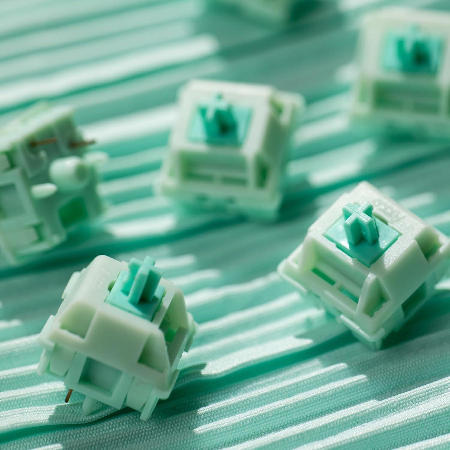 Interruptores Mecánicos Akko Botany 45pcs Lineales Prelubricados