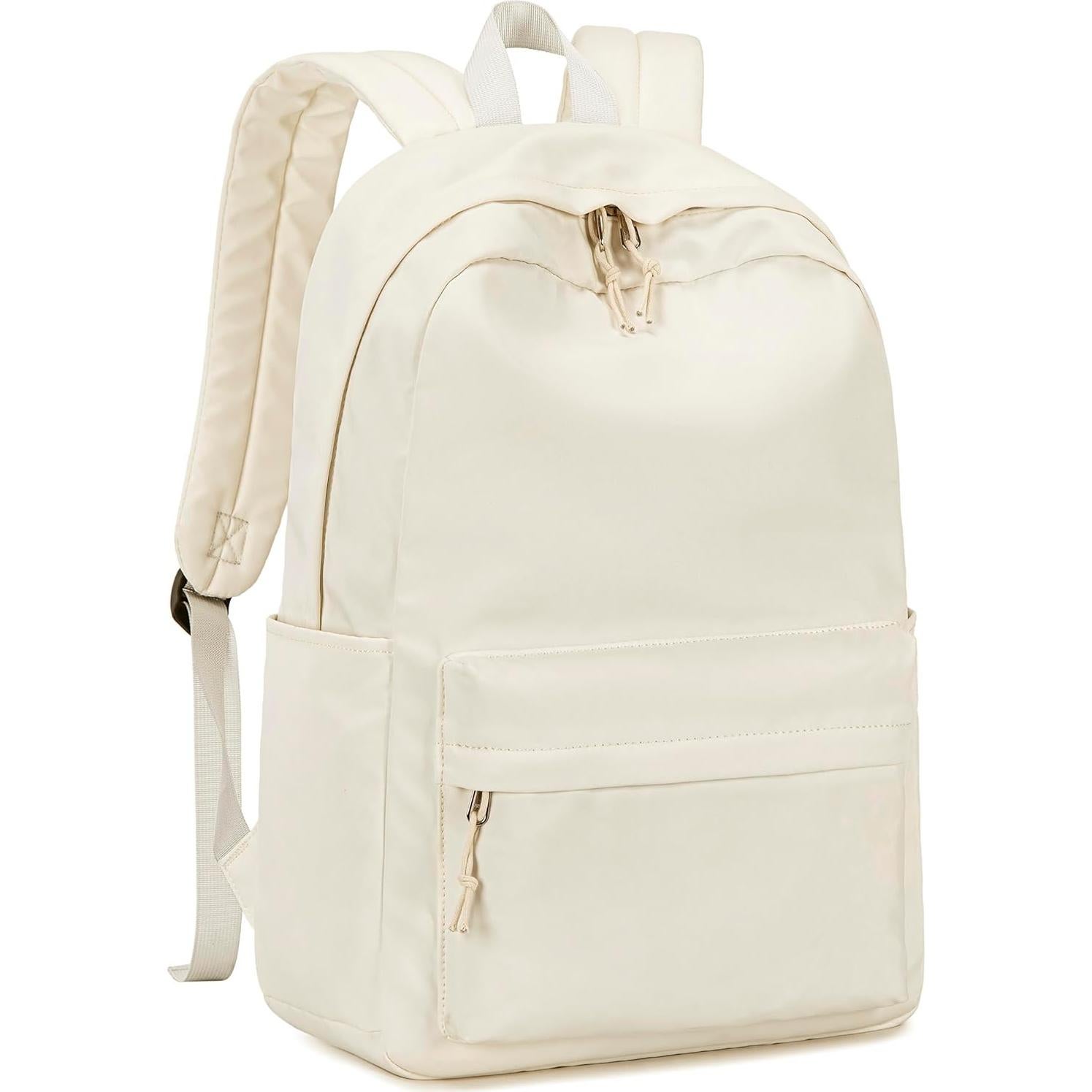 Mochila Escolar LOIDOU Beige 46x30x15cm para Chicas Adolescentes