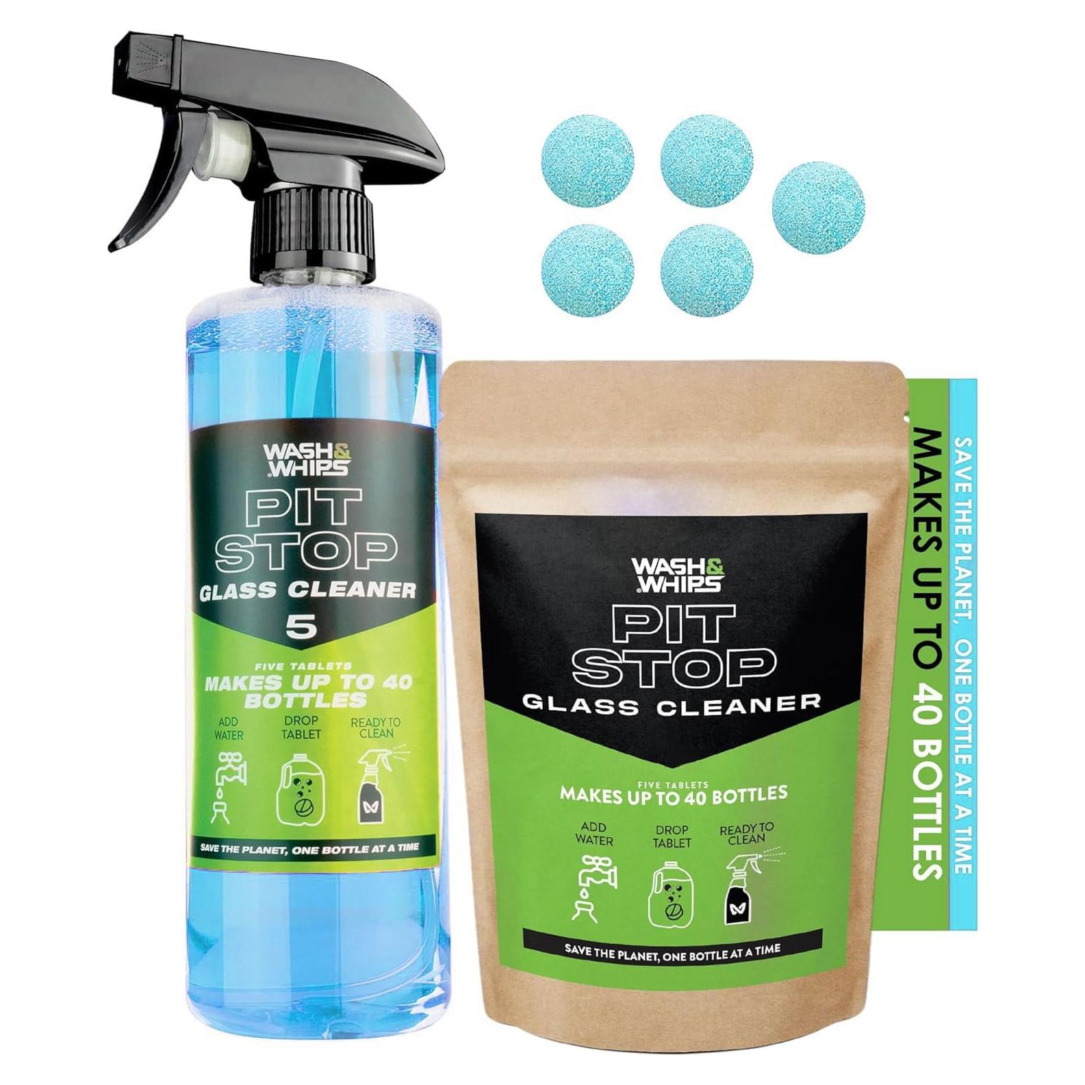 Tabletas Efervescentes Limpiador de Vidrios Pit Stop 5 Unidades