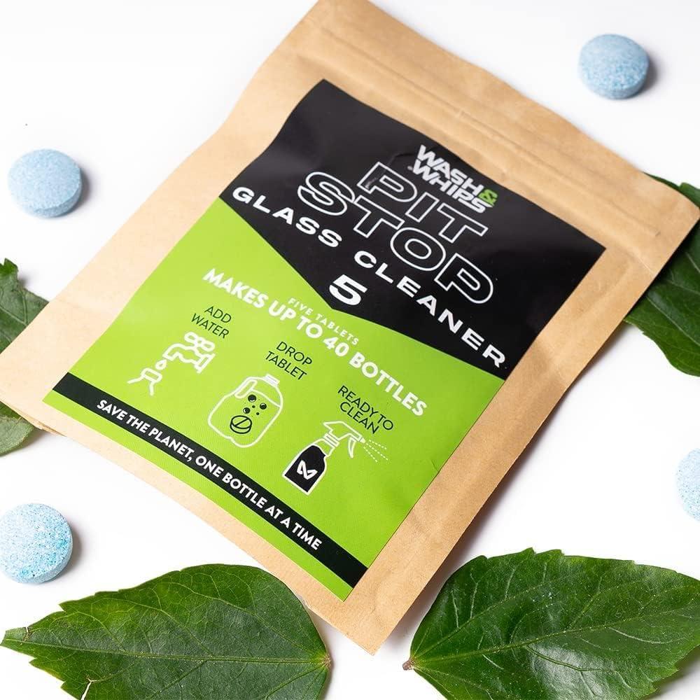 Tabletas Efervescentes Limpiador de Vidrios Pit Stop 5 Unidades