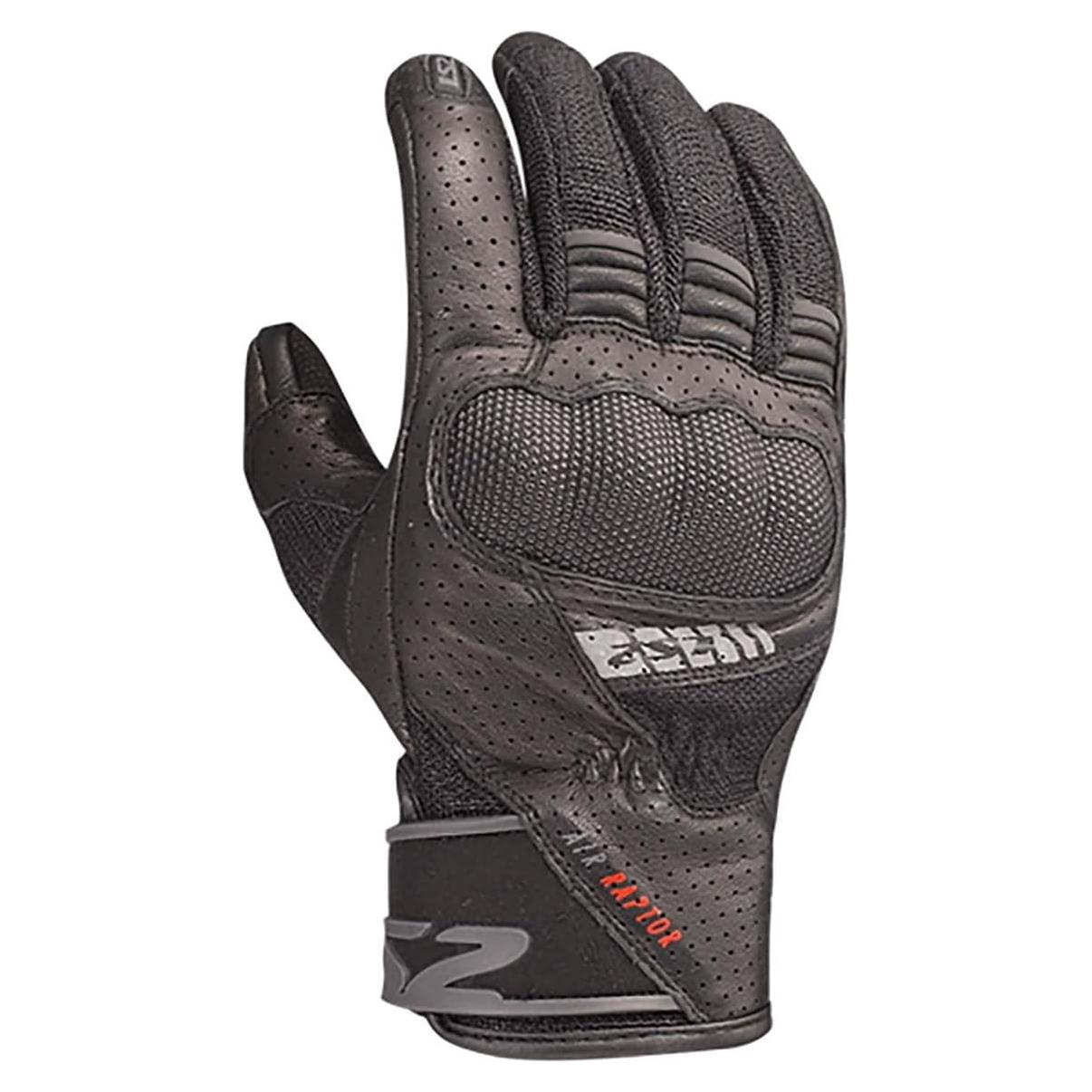 Guante de Touring LS2 Air Raptor Hombre Negro Mediano
