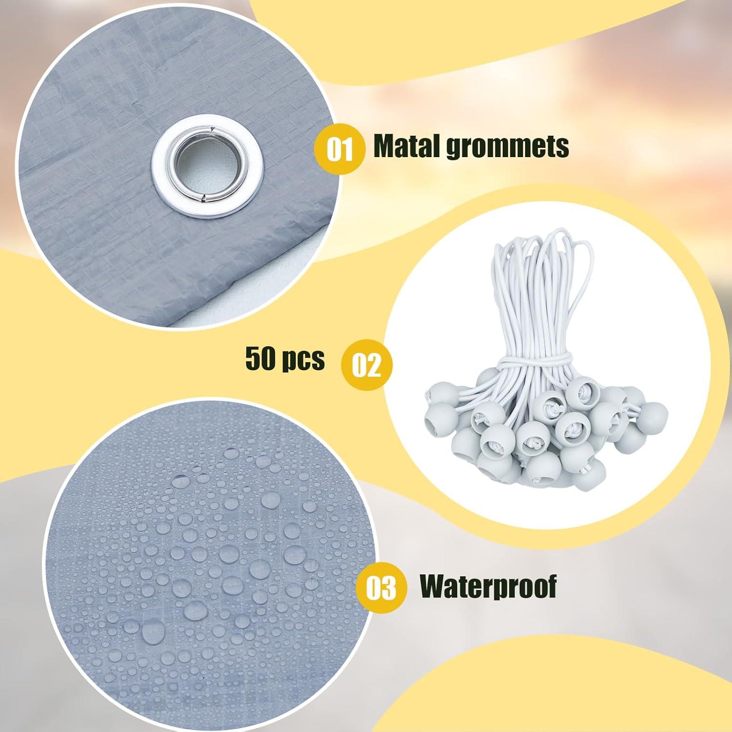 Cubierta de Reemplazo para Carpa Wesnoy 340x600 cm Impermeable