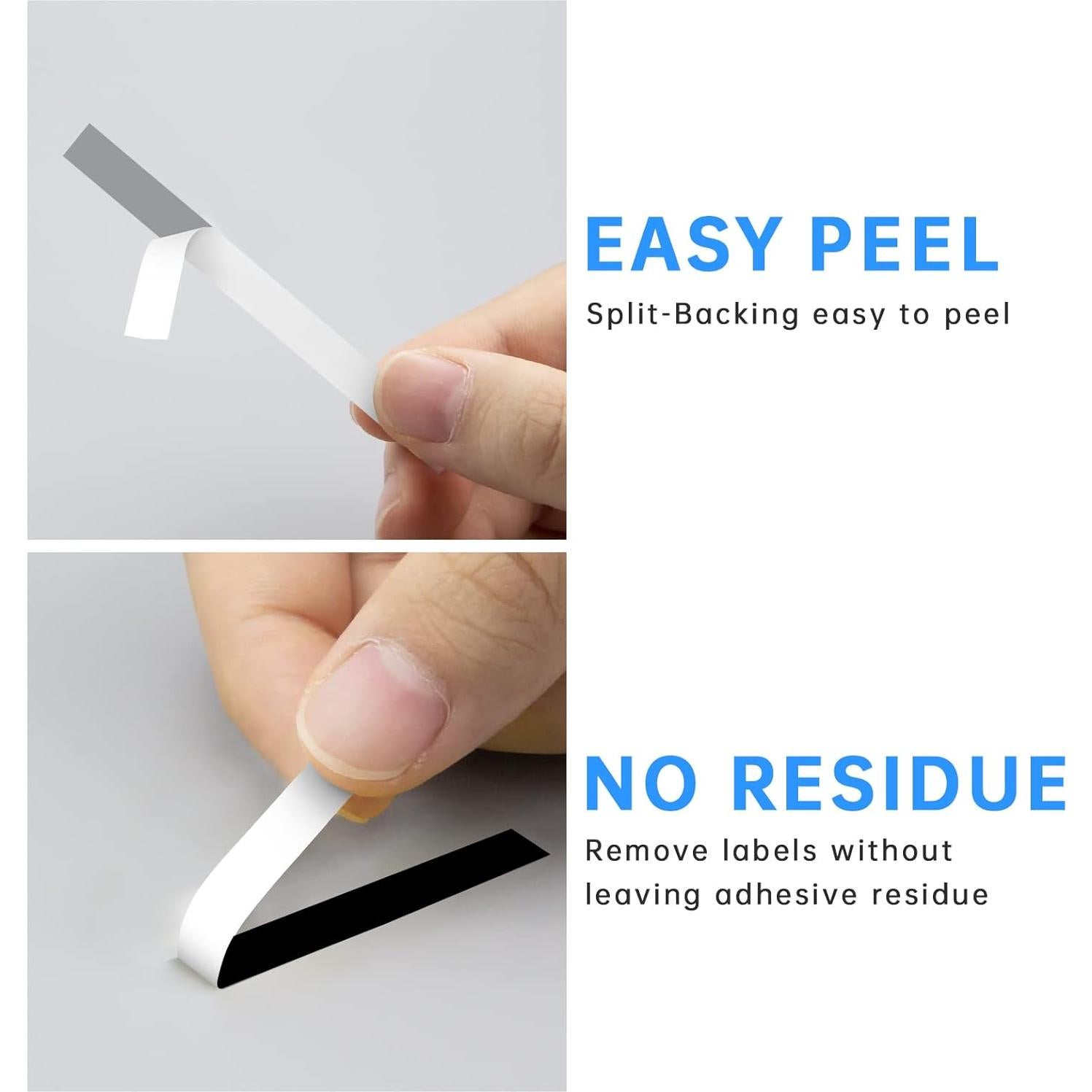 Cinta de Etiquetadora Unismar TZe-315 6mm Blanco sobre Negro 4 Pack