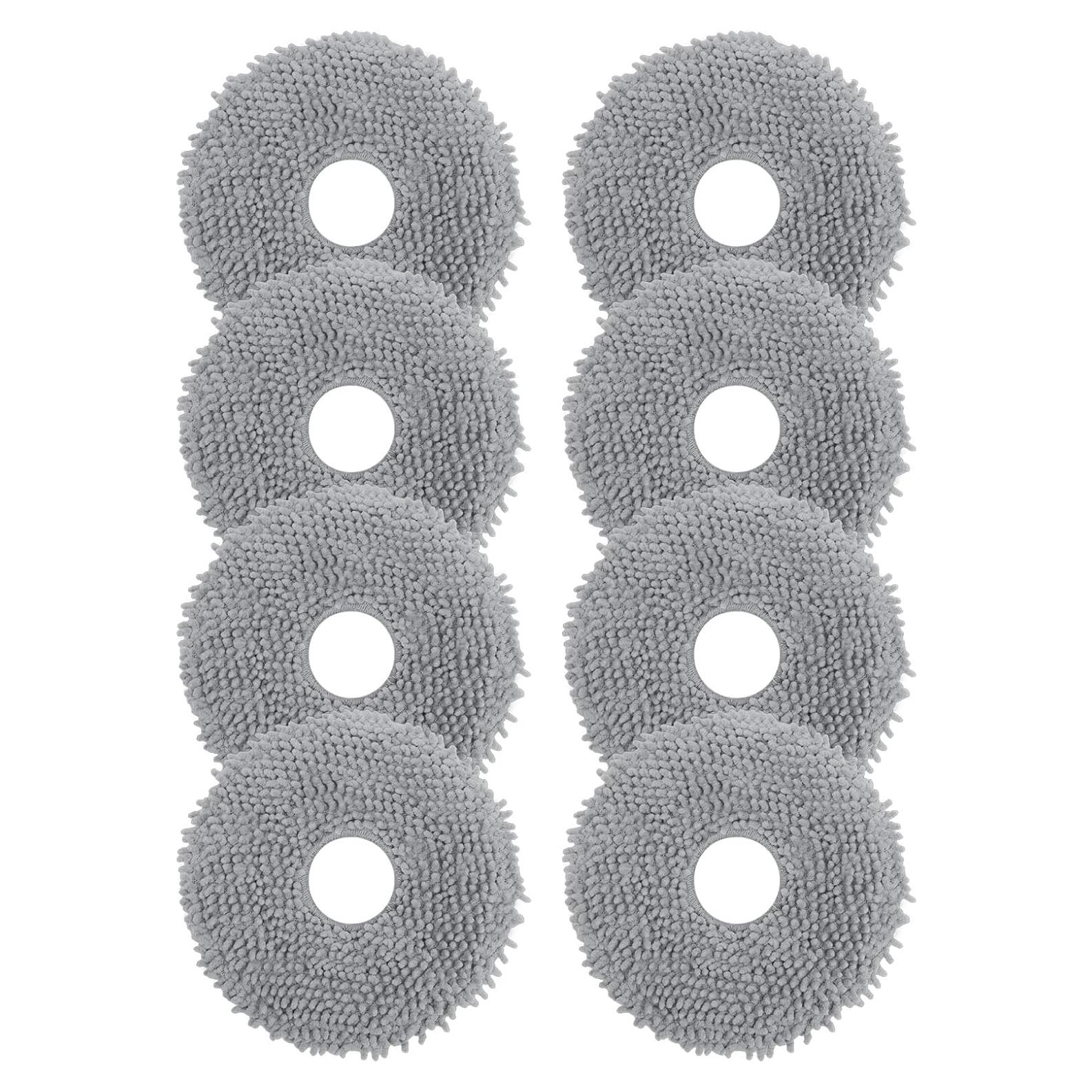 8 Almohadillas de Mopa Microfibra VIEWALL para Roborock Q Revo