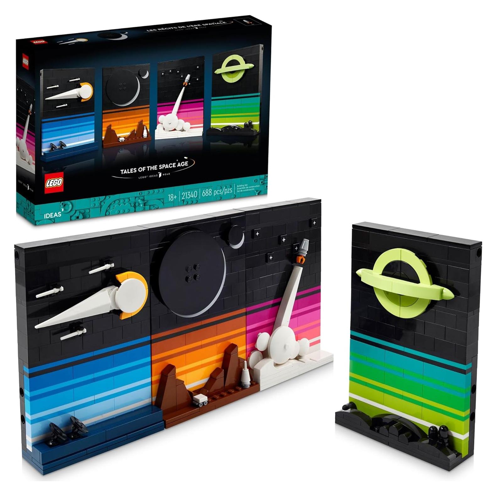 LEGO Ideas Cuentos de la Era Espacial 21340 - 4 Postales 3D