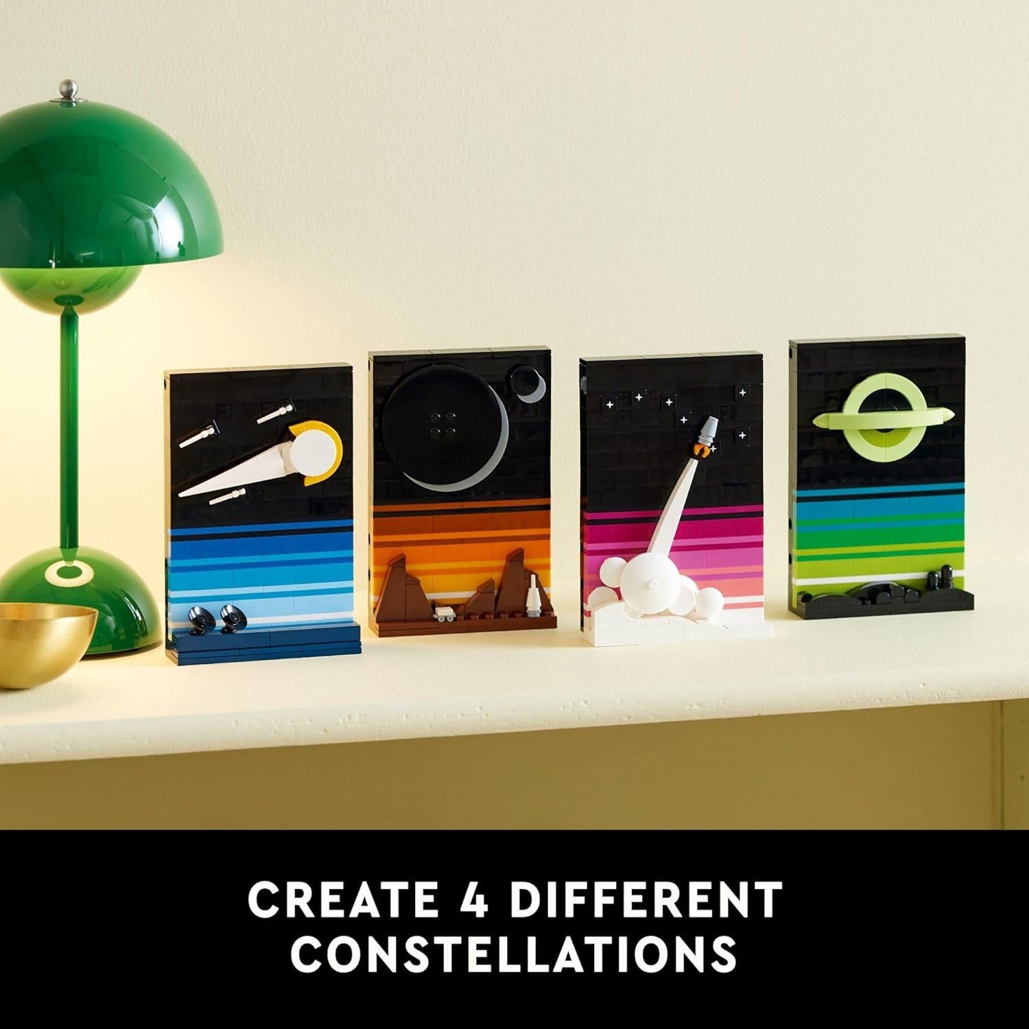 LEGO Ideas Cuentos de la Era Espacial 21340 - 4 Postales 3D