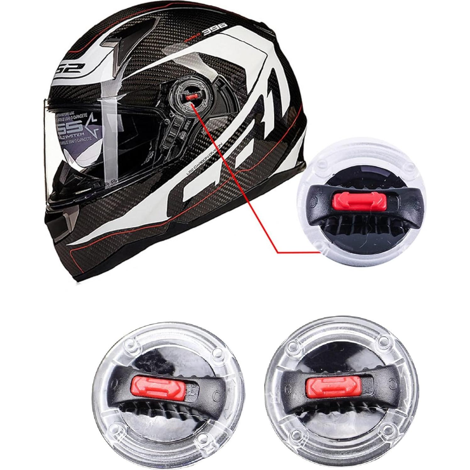 Kakalote Clips de Visera para Casco LS2 358 396 370