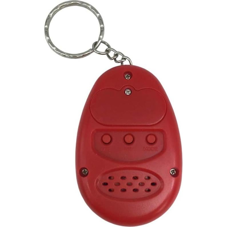 Reloj de Llavero VISIONU Rojo con Alarma y Voz en Español