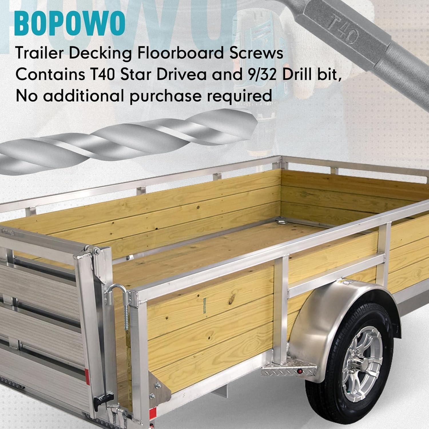 Tornillos autoperforantes Bopowo 5/16-18 x 63.5mm 300pcs