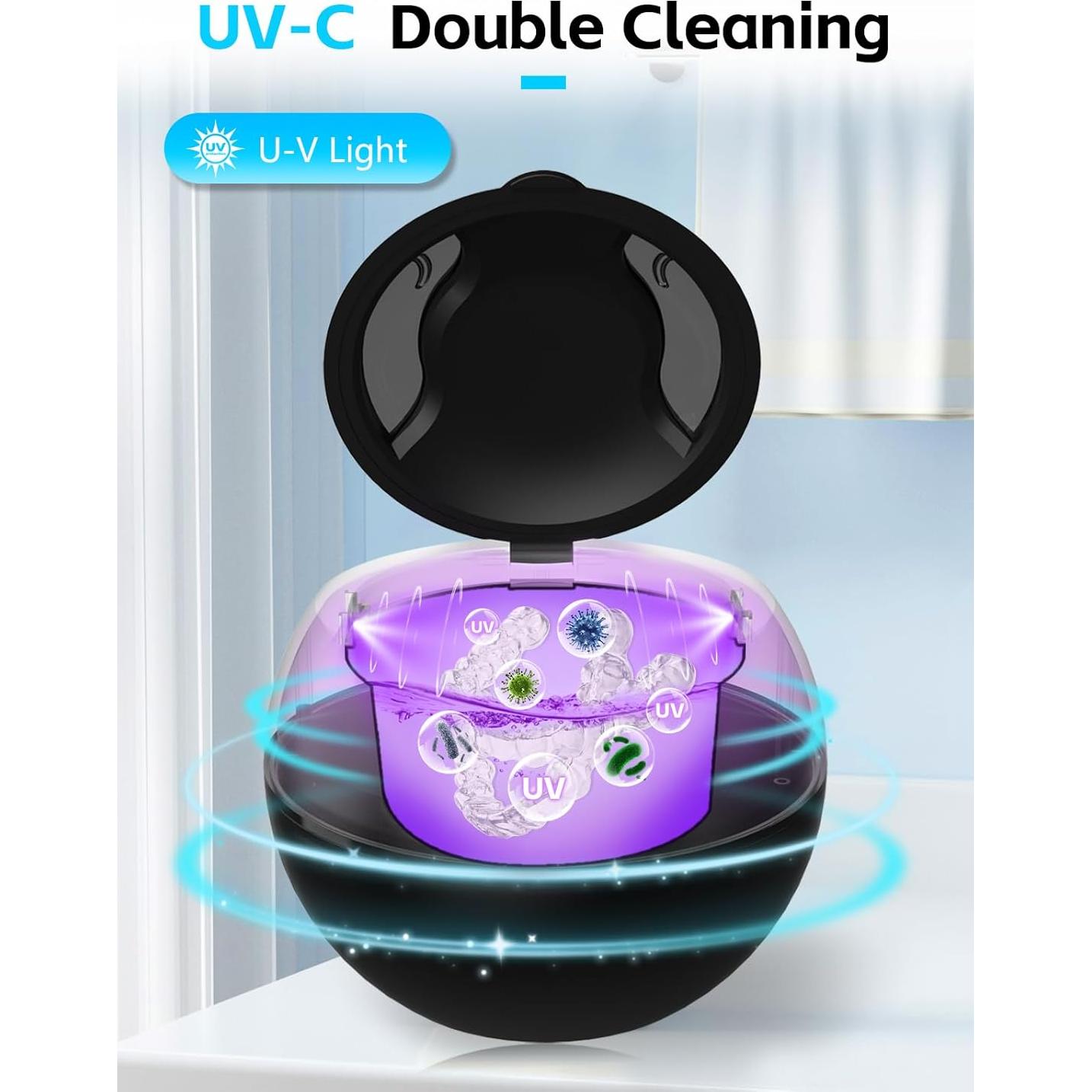 Limpiador Ultrasónico SENYUHAI 180ml para Dentaduras y Joyería