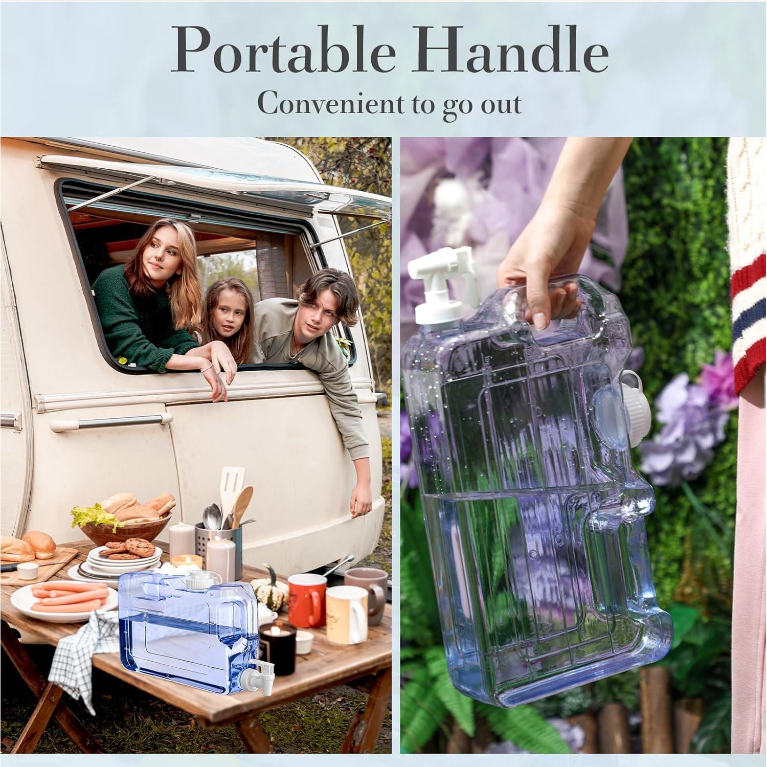 Dispensador de Bebidas Funnymoom 4 Botellas 4.16L Grifo BPA Libre