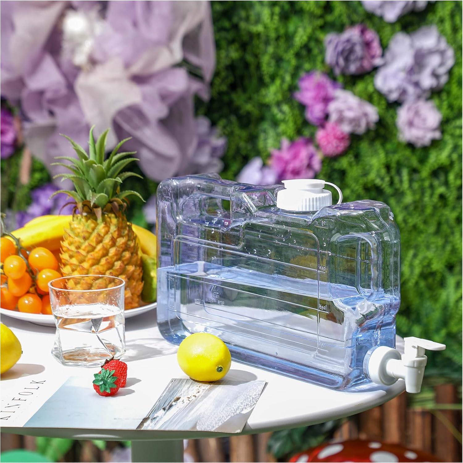 Dispensador de Bebidas Funnymoom 4 Botellas 4.16L Grifo BPA Libre