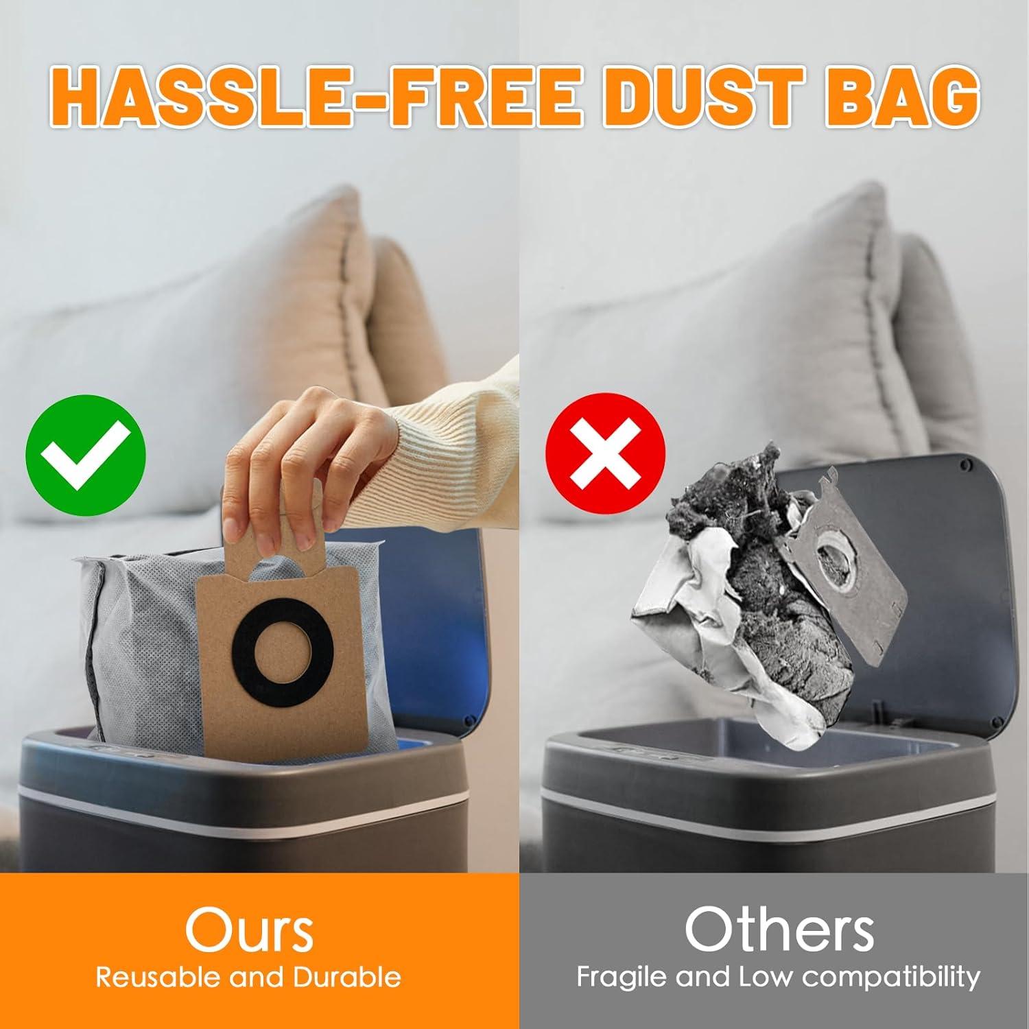 Paquete de 12 bolsas de repuesto Eufy X10 para aspiradora