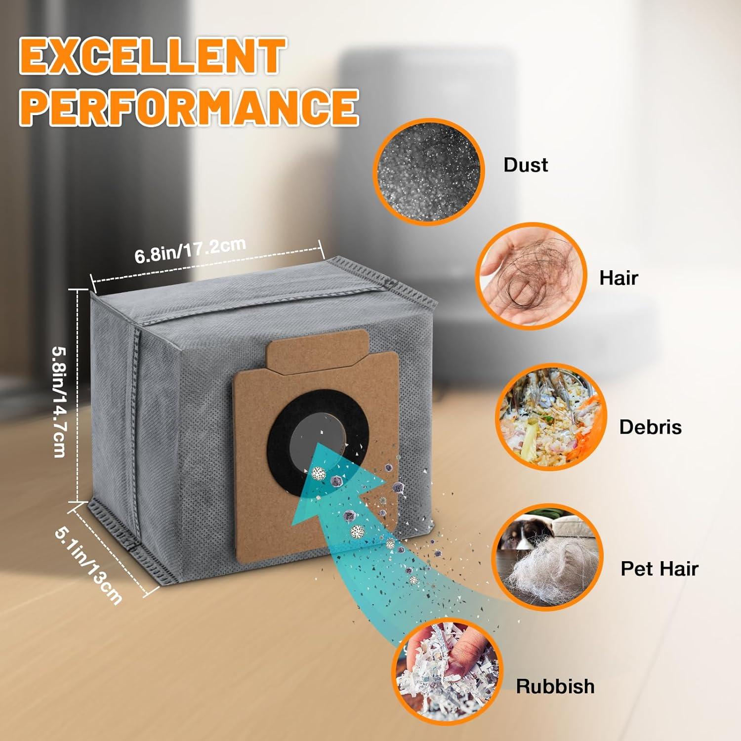 Paquete de 12 bolsas de repuesto Eufy X10 para aspiradora