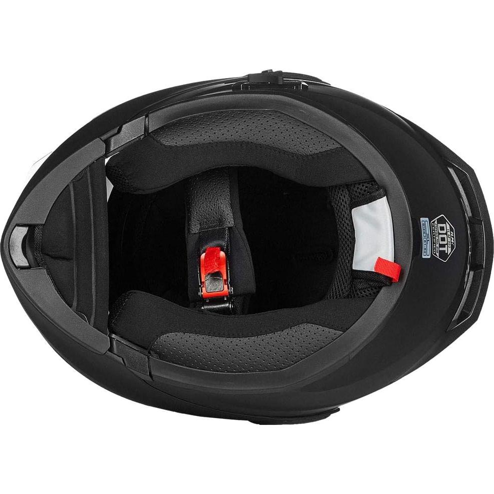 Casco de Motocicleta Bluetooth ILM 902BT Negro Mate Grande
