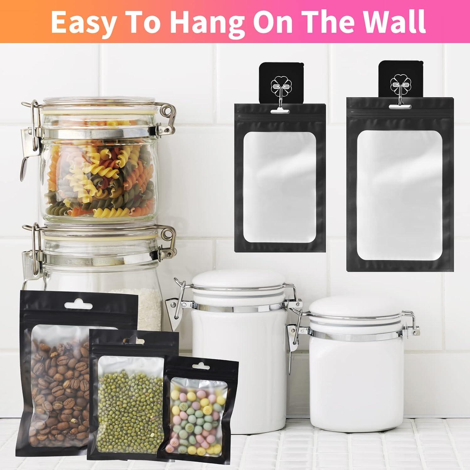 300 Bolsas Mylar Reutilizables Babyfond 3 Tamaños a Prueba de Olores