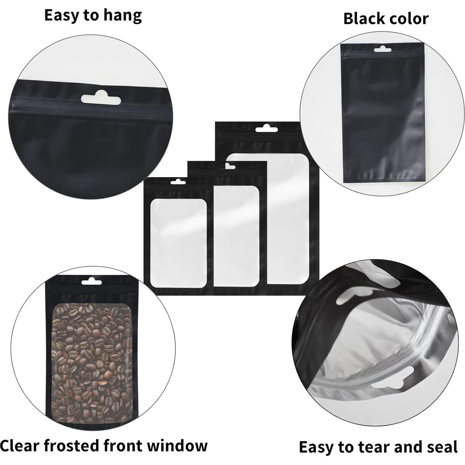 300 Bolsas Mylar Reutilizables Babyfond 3 Tamaños a Prueba de Olores