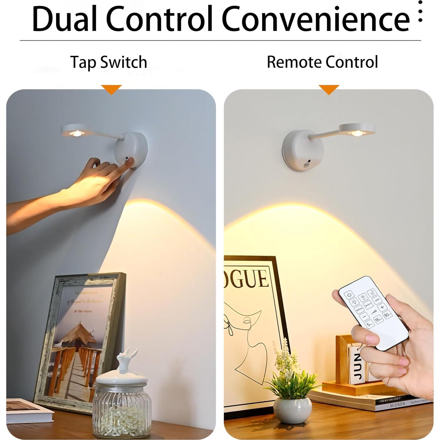 Lámpara LED de Sensor de Movimiento ANJINGHUA 2200mAh Blanca