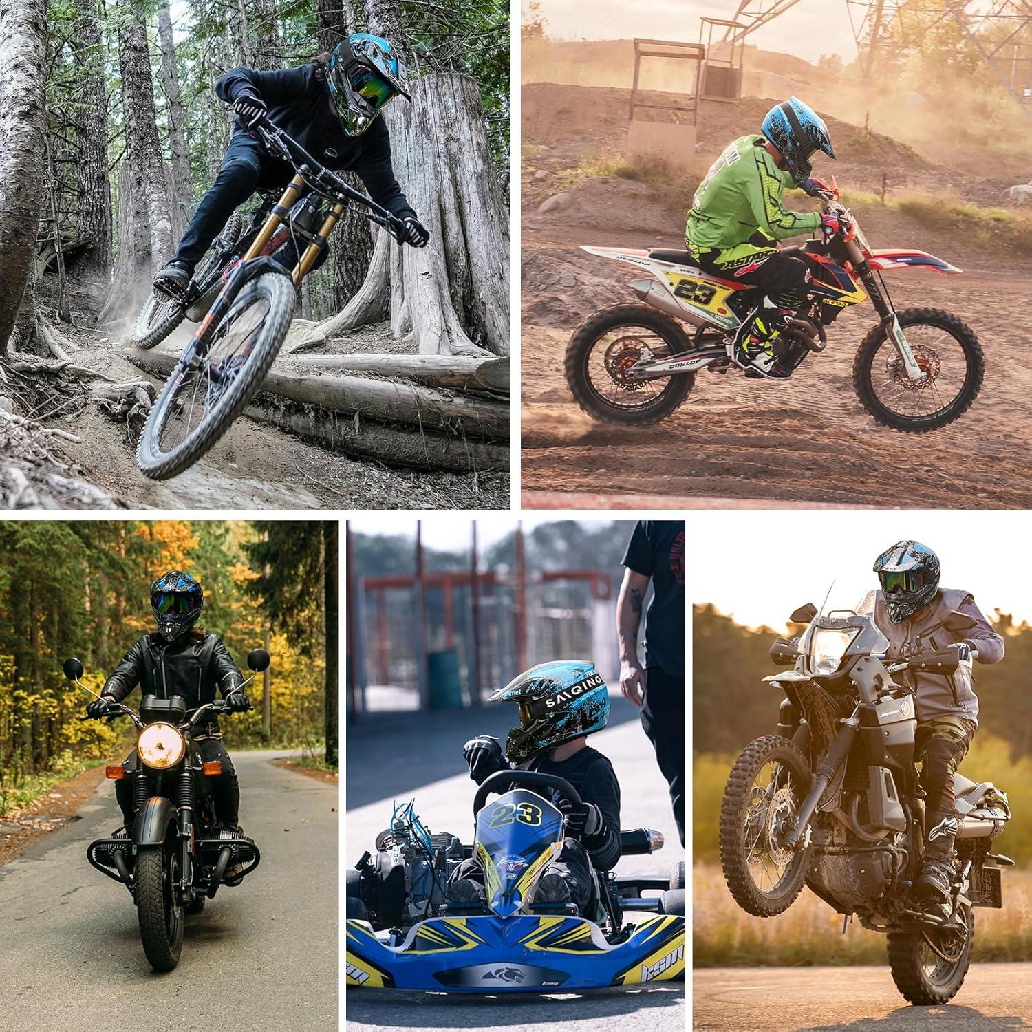 Casco de Motocicleta SPARK para Niños y Adultos Off-Road