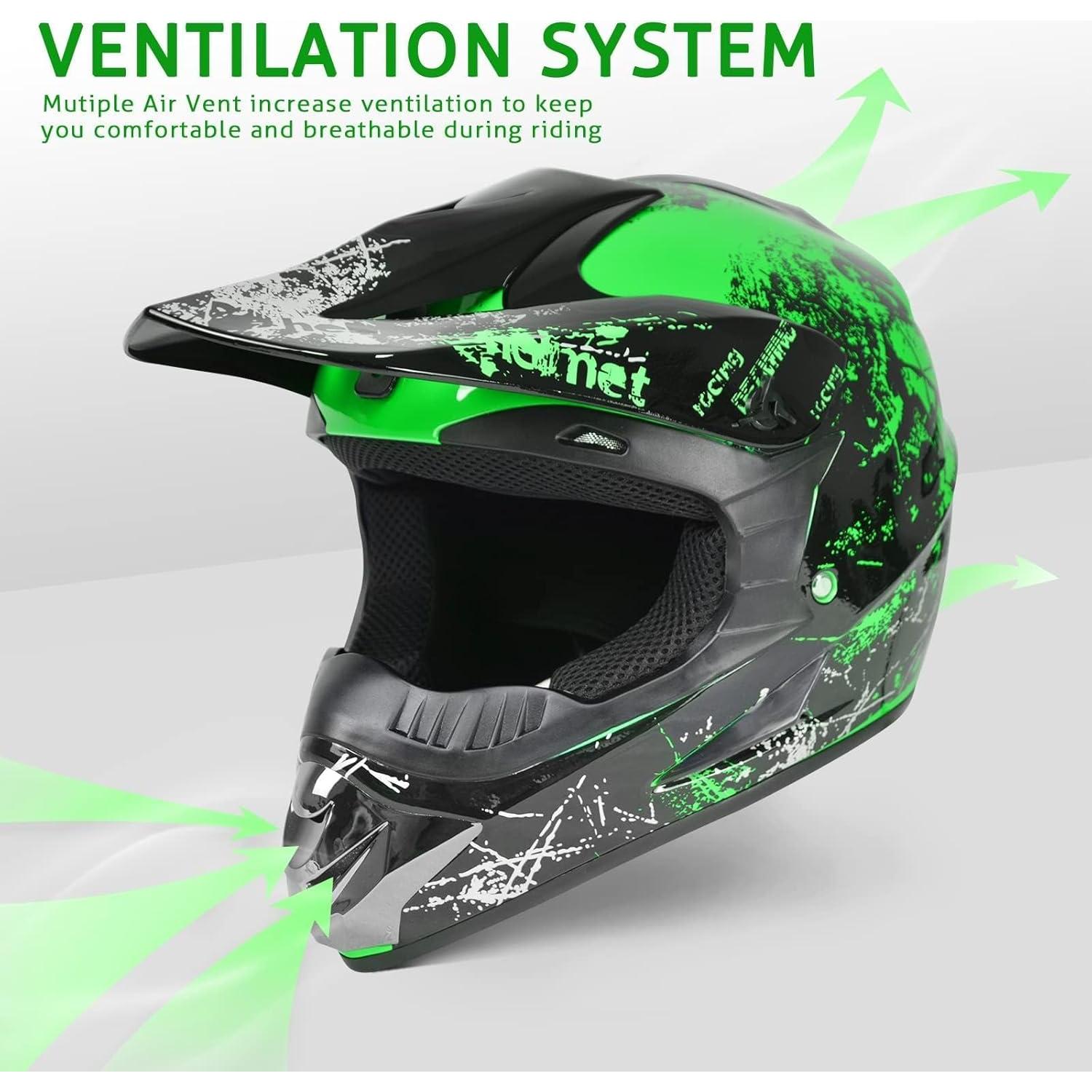 Casco de Motocicleta SPARK para Niños y Adultos Off-Road