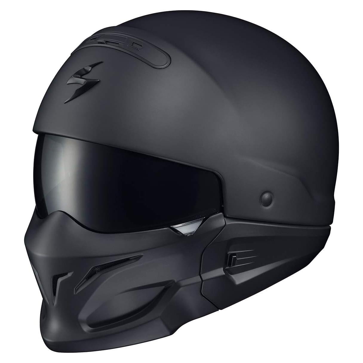 Casco de Motocicleta ScorpionEXO Exo Covert Negro Mate XL