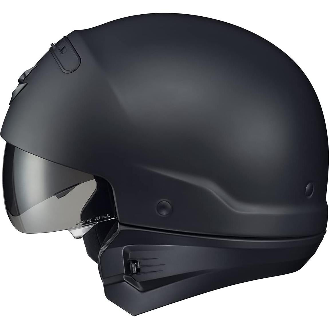 Casco de Motocicleta ScorpionEXO Exo Covert Negro Mate XL