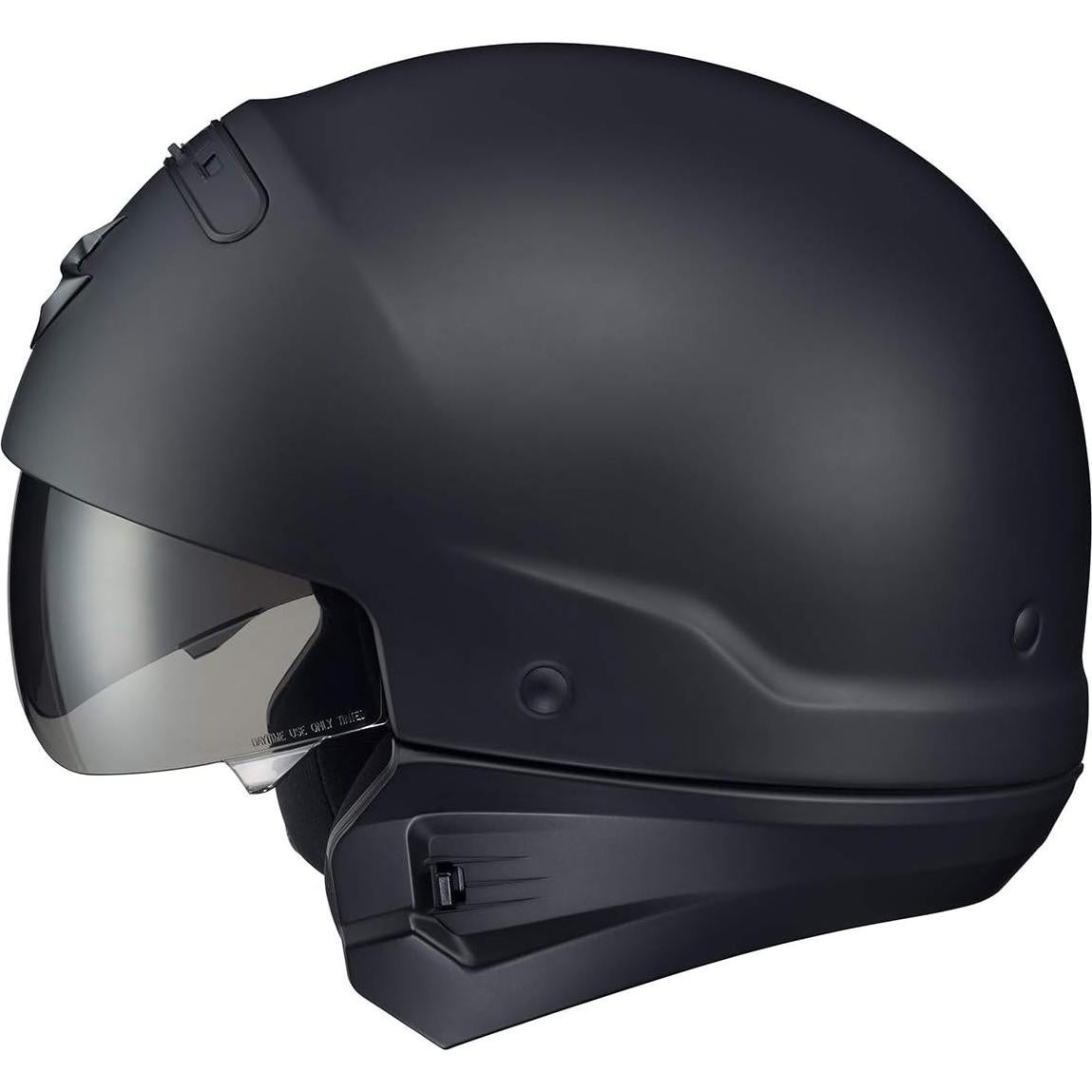 Casco de Motocicleta ScorpionEXO Exo Covert Negro Mate XL