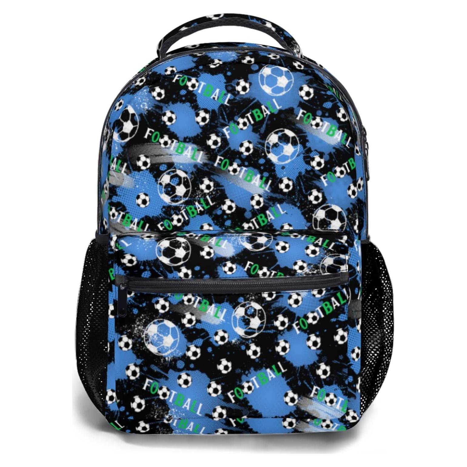 Mochila Escolar Azul Niños Niñas 44x32x15cm Ligera Duradera