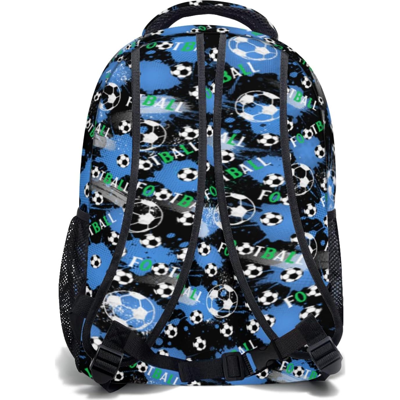 Mochila Escolar Azul Niños Niñas 44x32x15cm Ligera Duradera