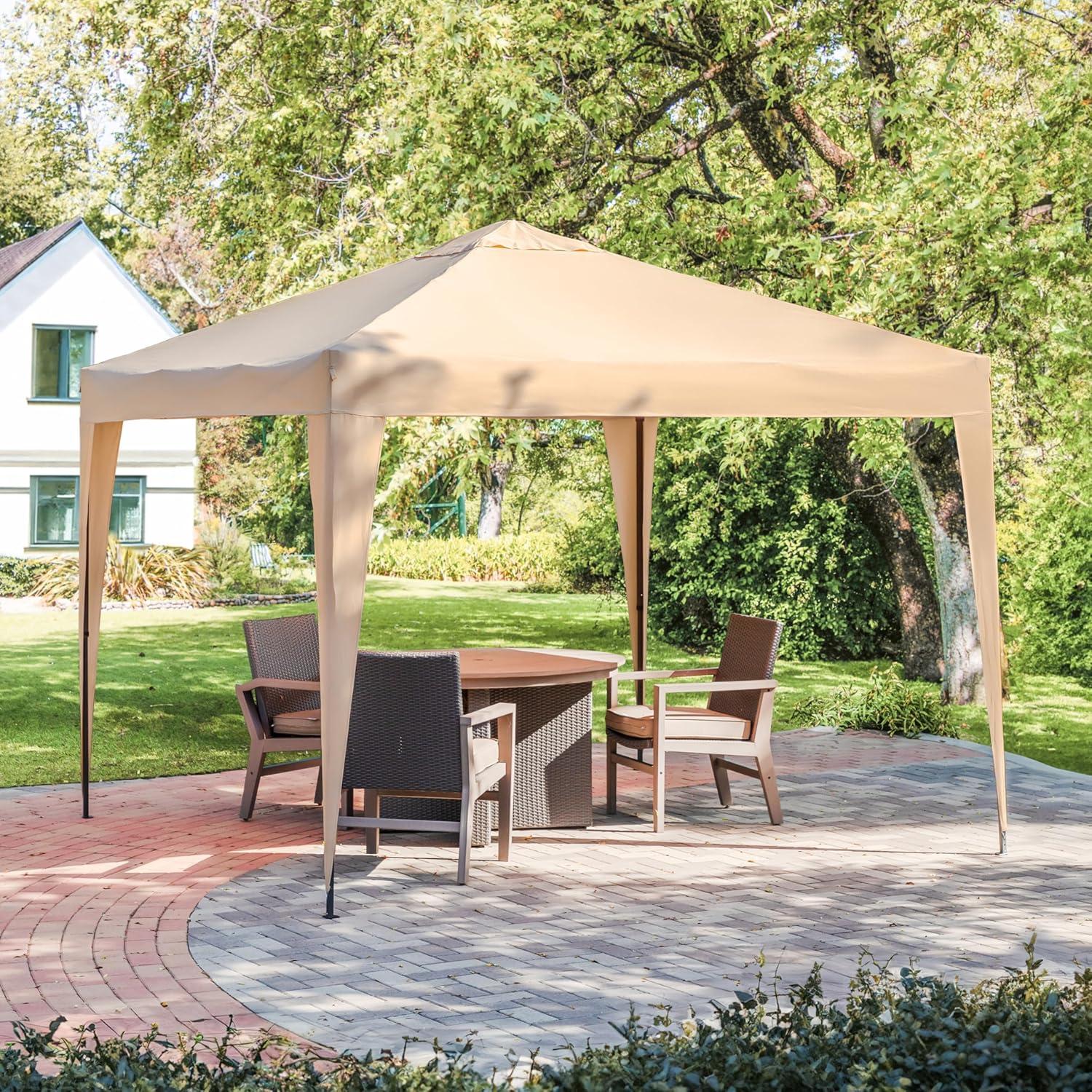 Toldo Portátil Muebles de América 3.05m x 3.05m Beige