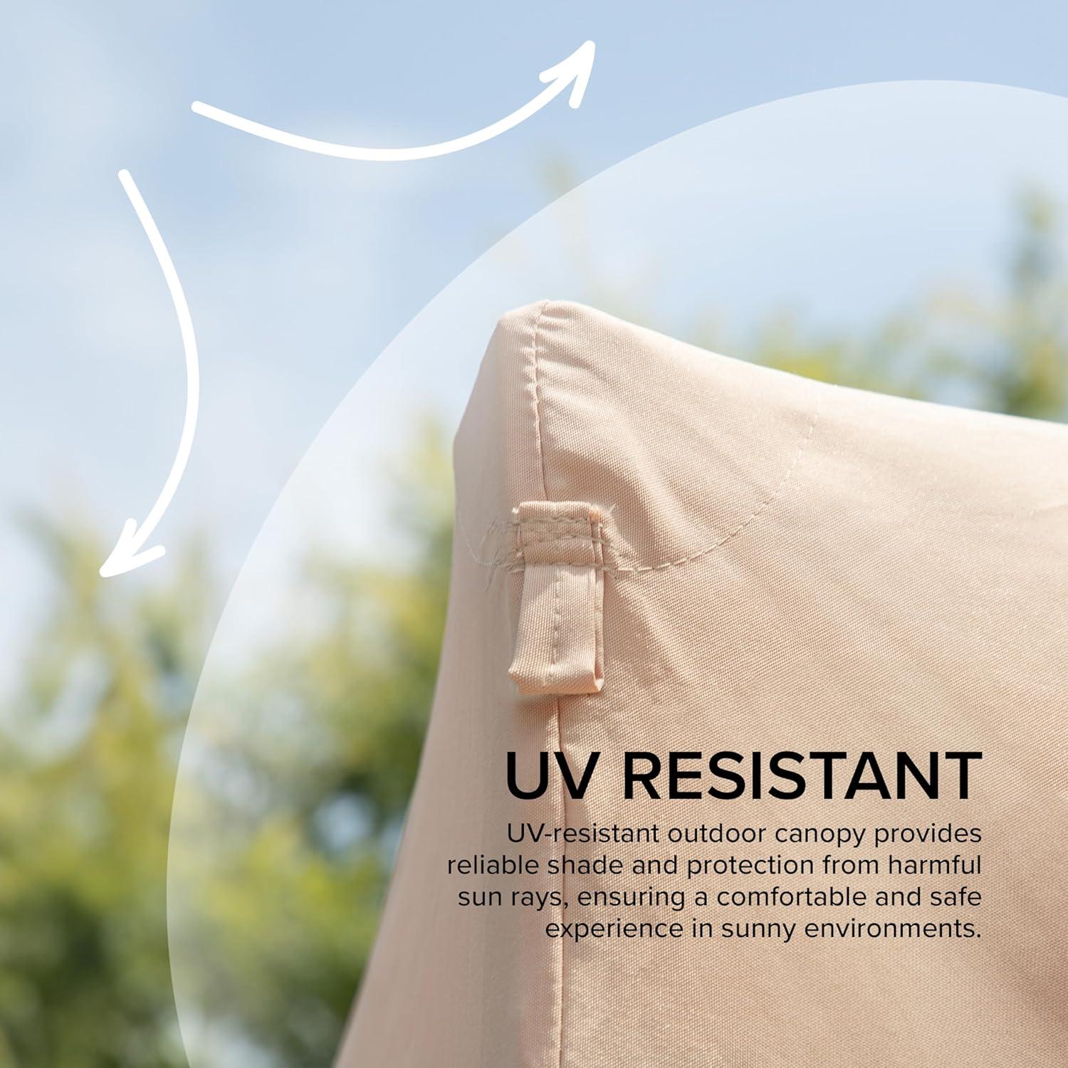 Toldo Portátil Muebles de América 3.05m x 3.05m Beige