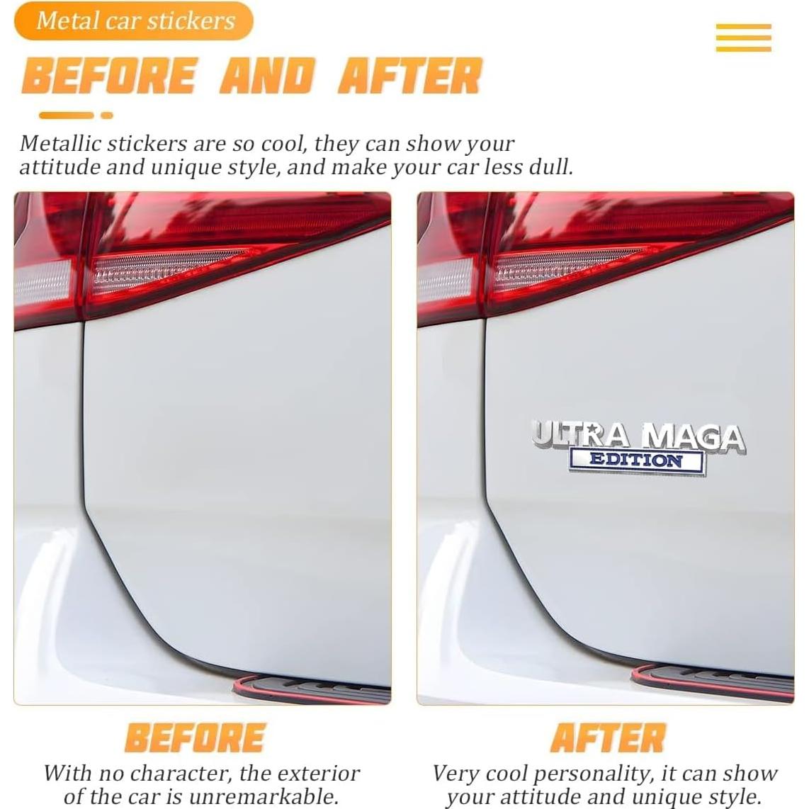 Calcomanía de Metal 3D AICEL para Automóvil Plata/Azul