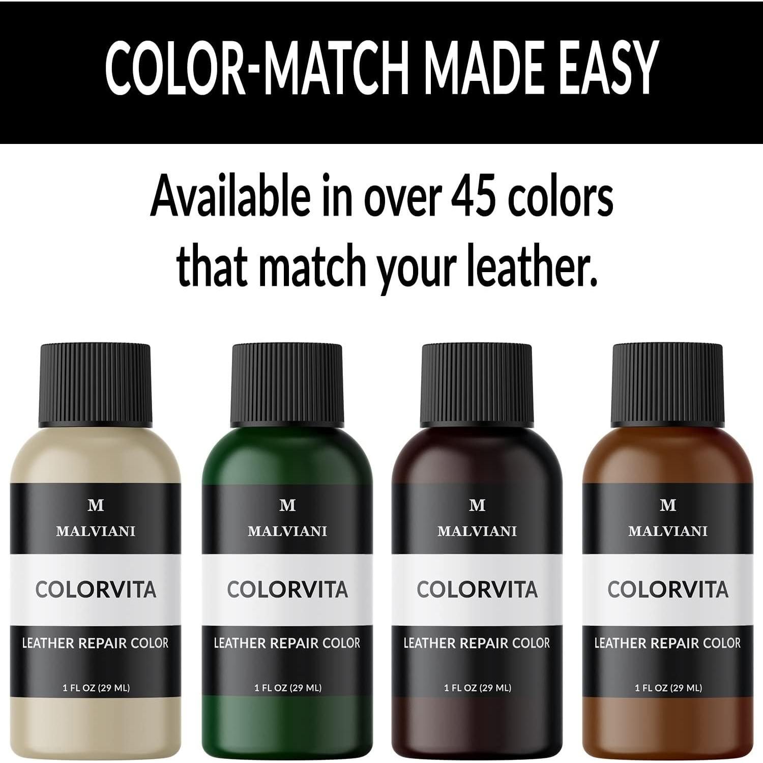 Restaurador de Color para Cuero MALVIANI Beige 28 g - Rápido y Efectivo