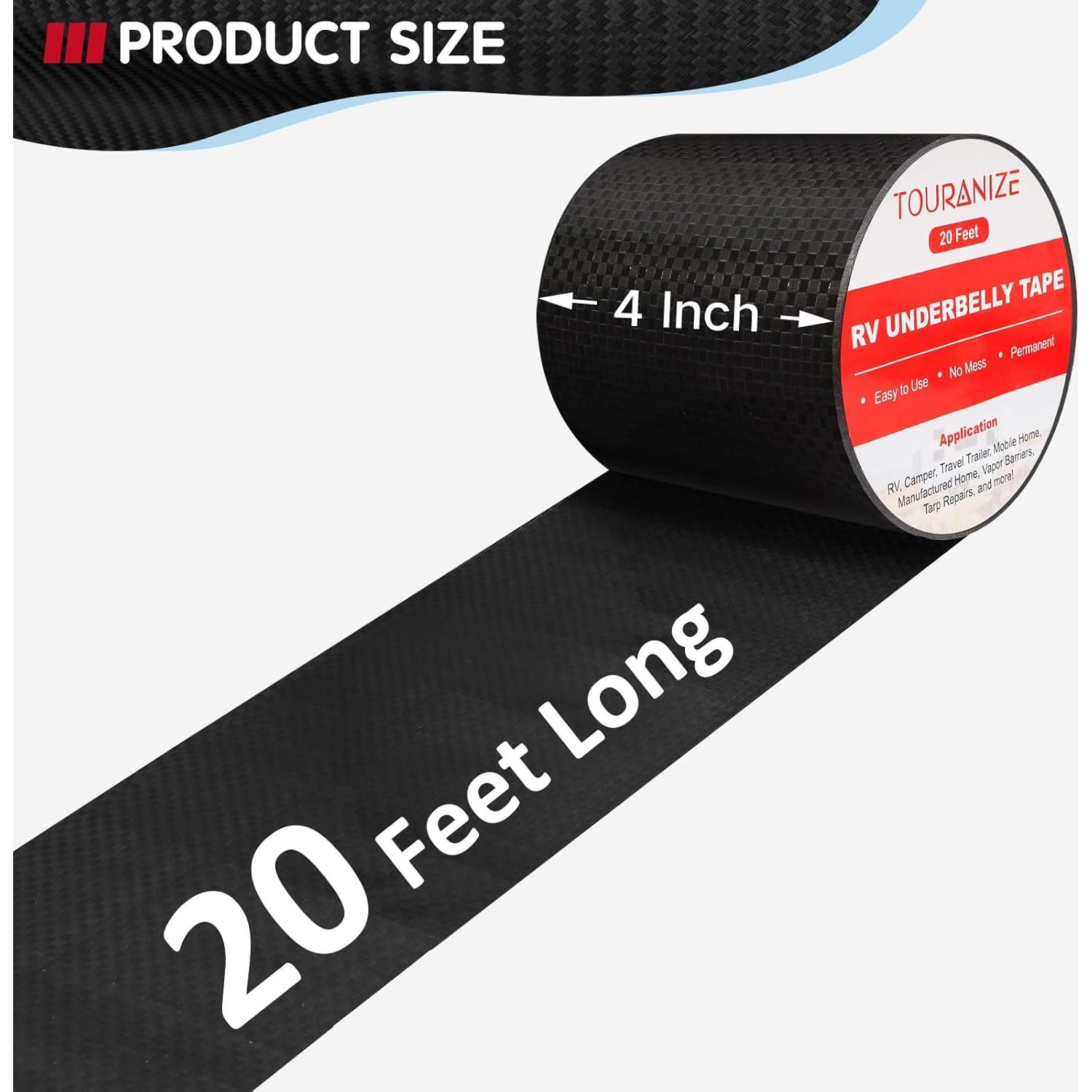 Cinta de Reparación Impermeable Touranize 10.16 cm x 6.1 m