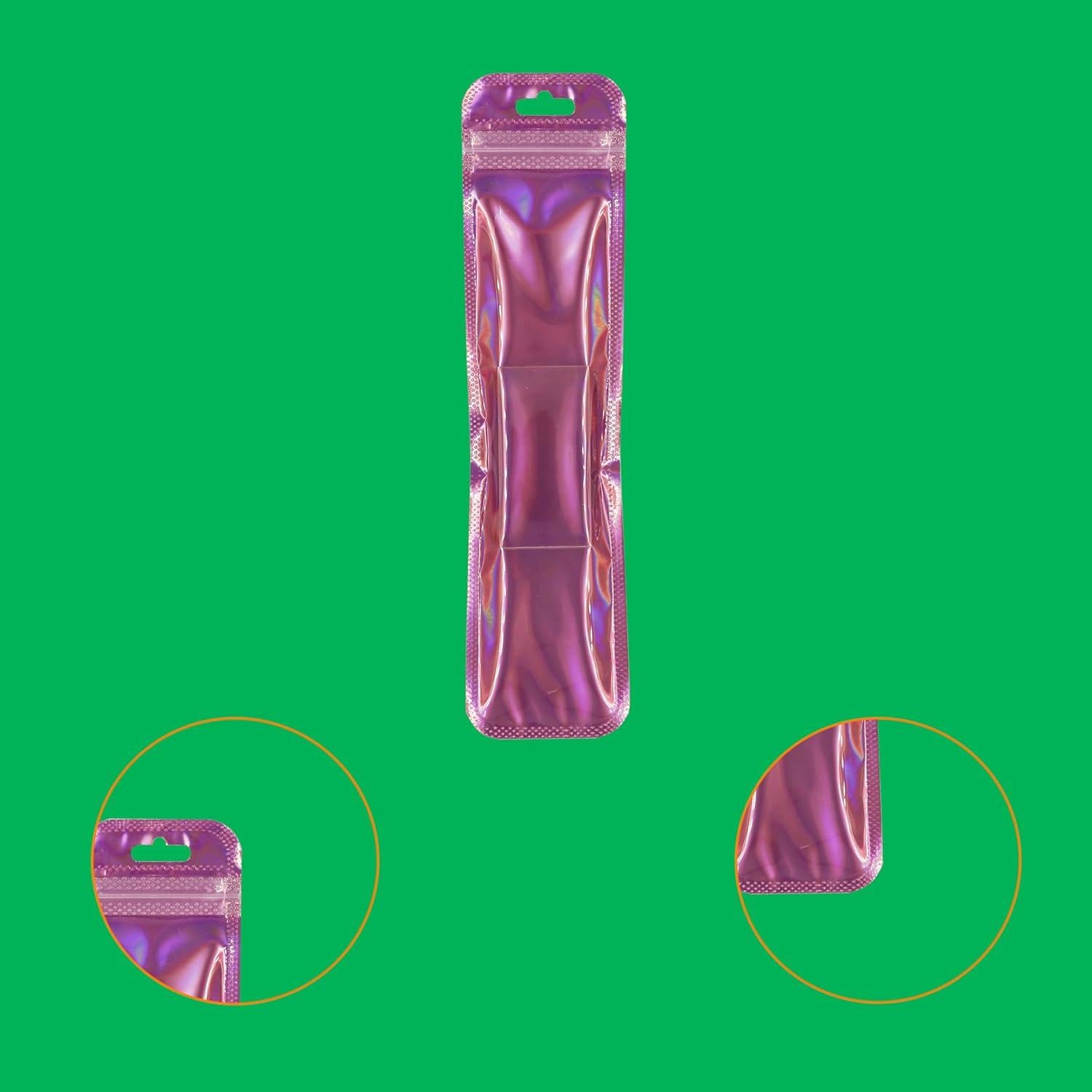 Paquete de 100 Bolsas de Embalaje QQ Studio 5.08x15.24cm